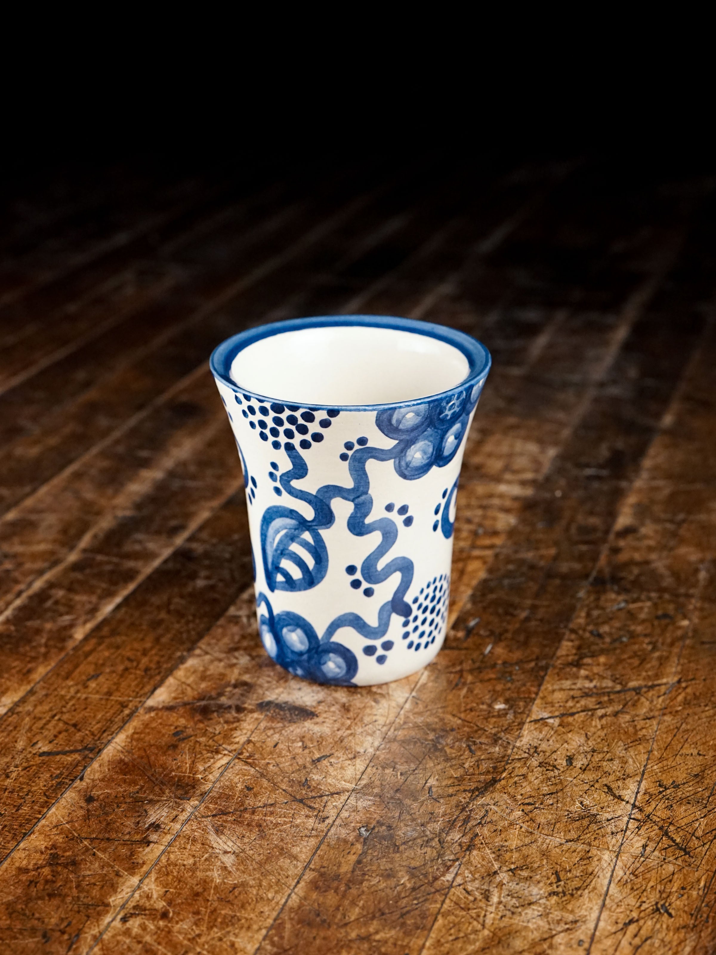 Blue Flower Flare Mug