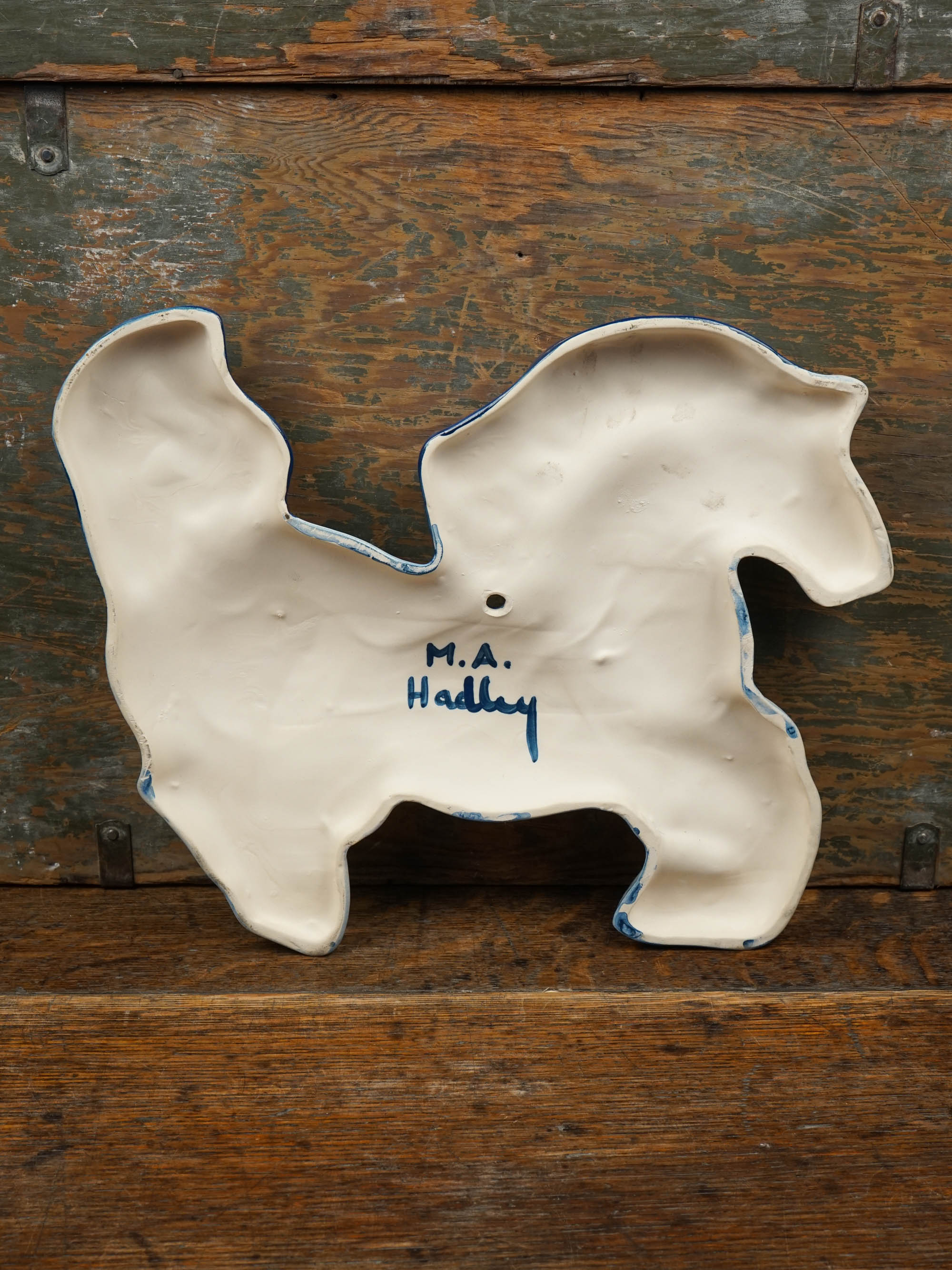 Blue Horse Wall Plaque