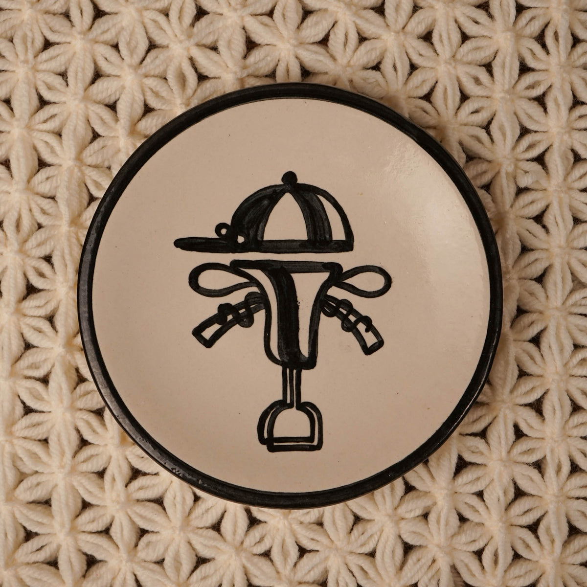 Jockey Tack Bread & Butter Plate
