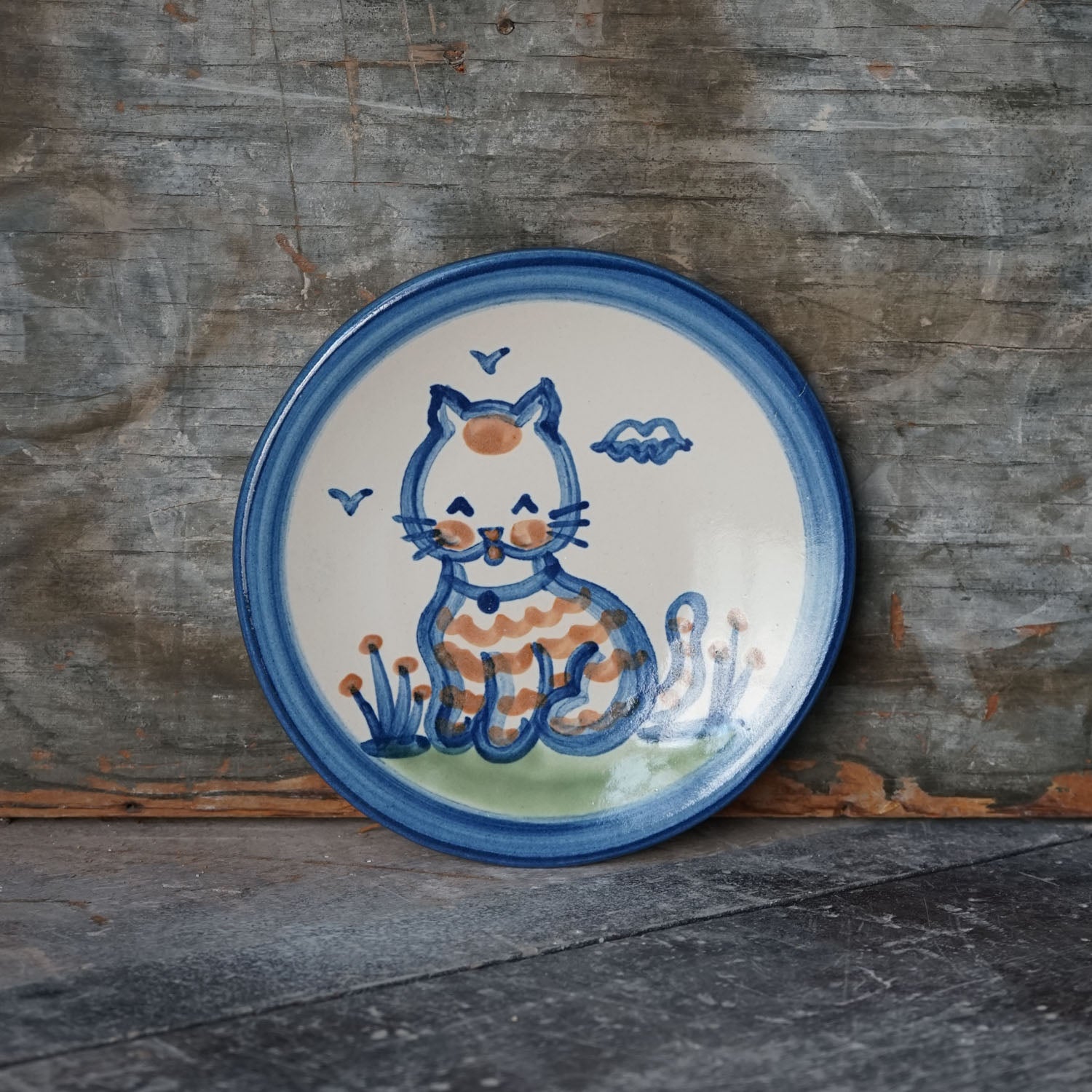 Cat Bread & Butter Plate