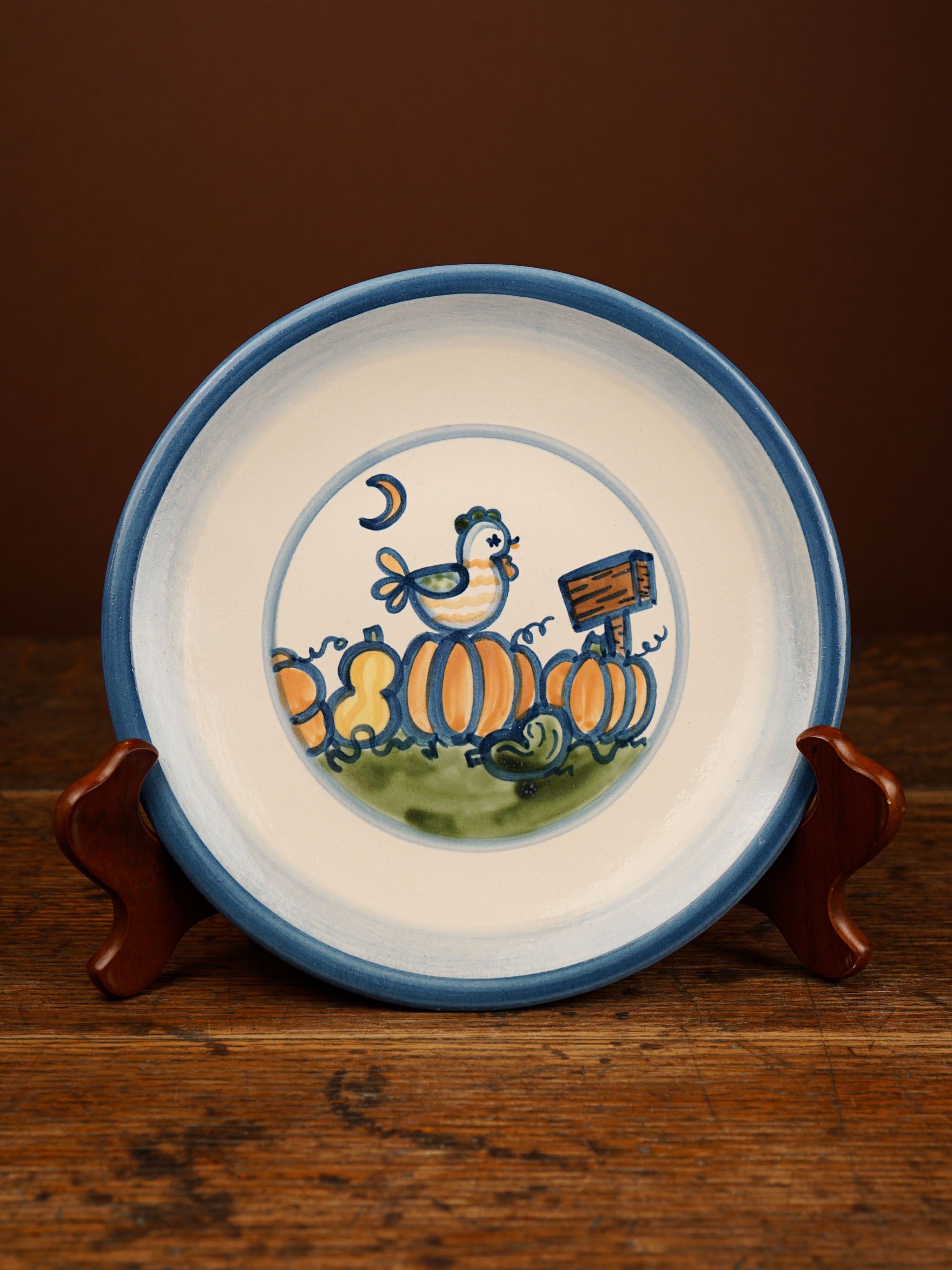 Pumpkin Patch Chicken Lunch Plate