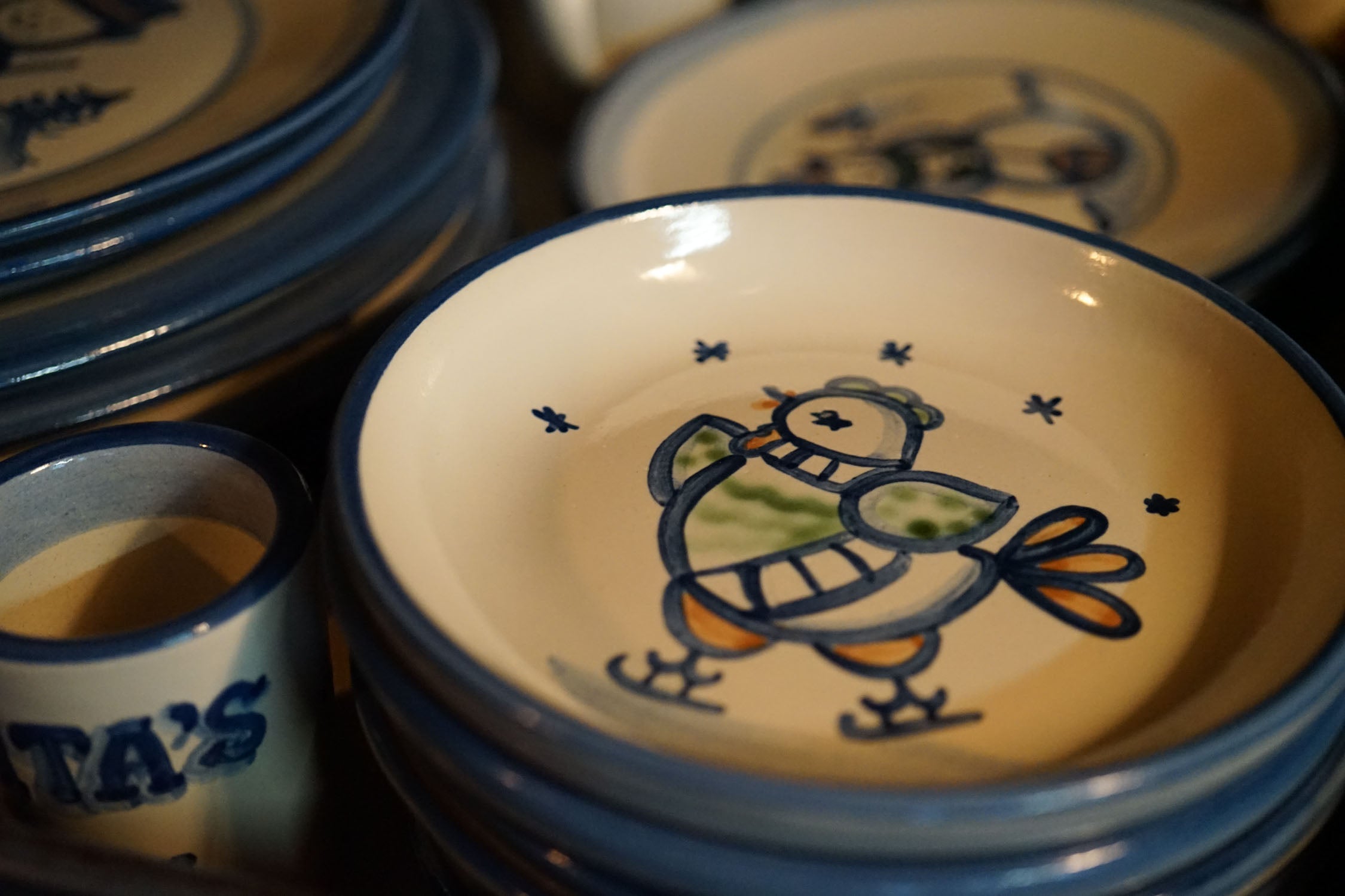 Pasta Plate - Skating Chicken