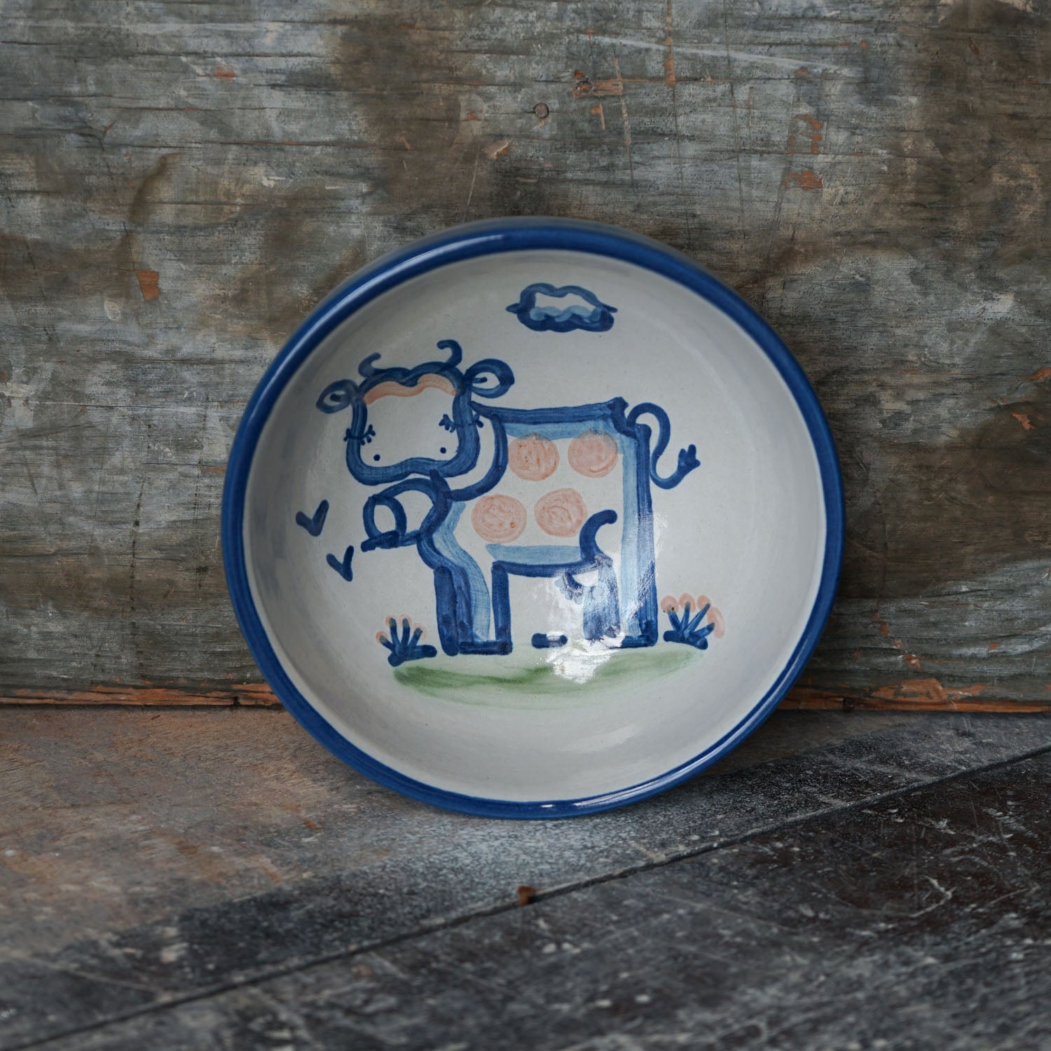 Deep Soup Bowl - Cow