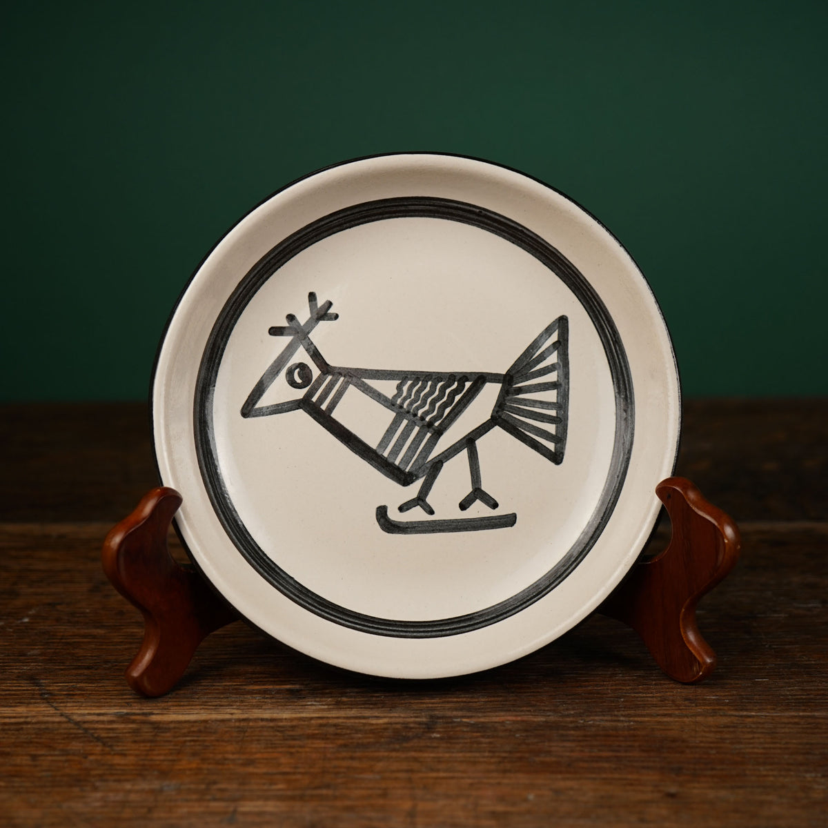 Cubist Fowl Pasta Plate