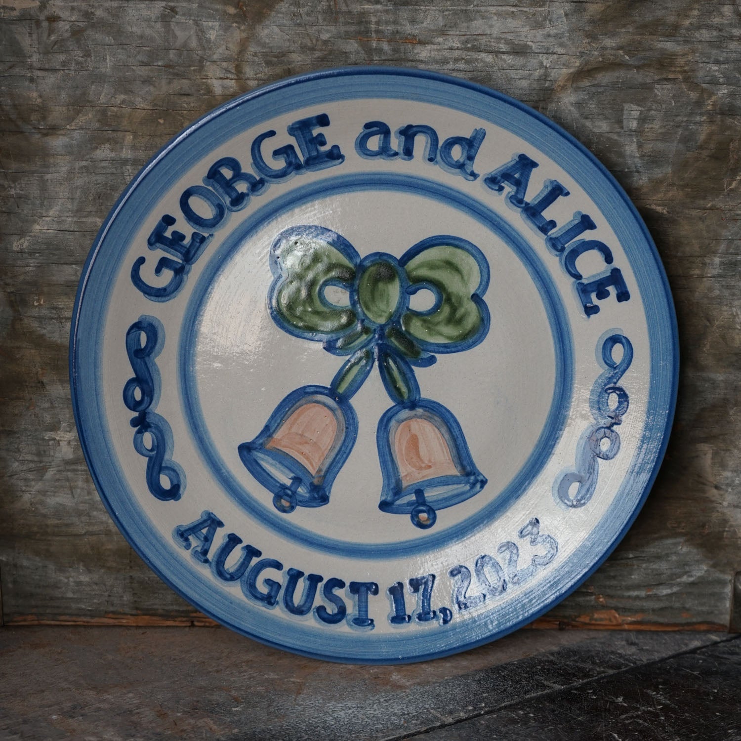 Personalized Wedding Plate