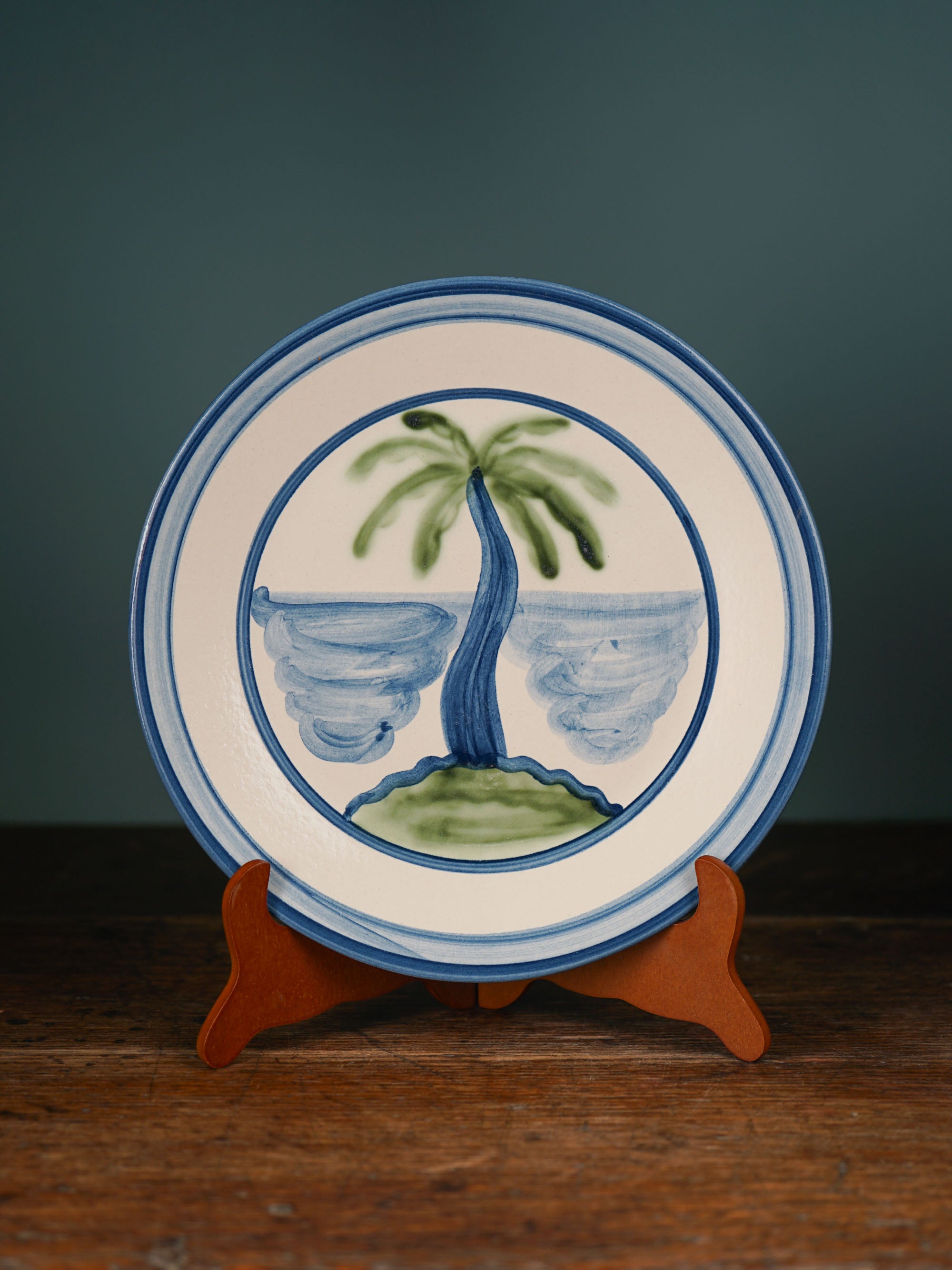Palm Tree Dinner Plate