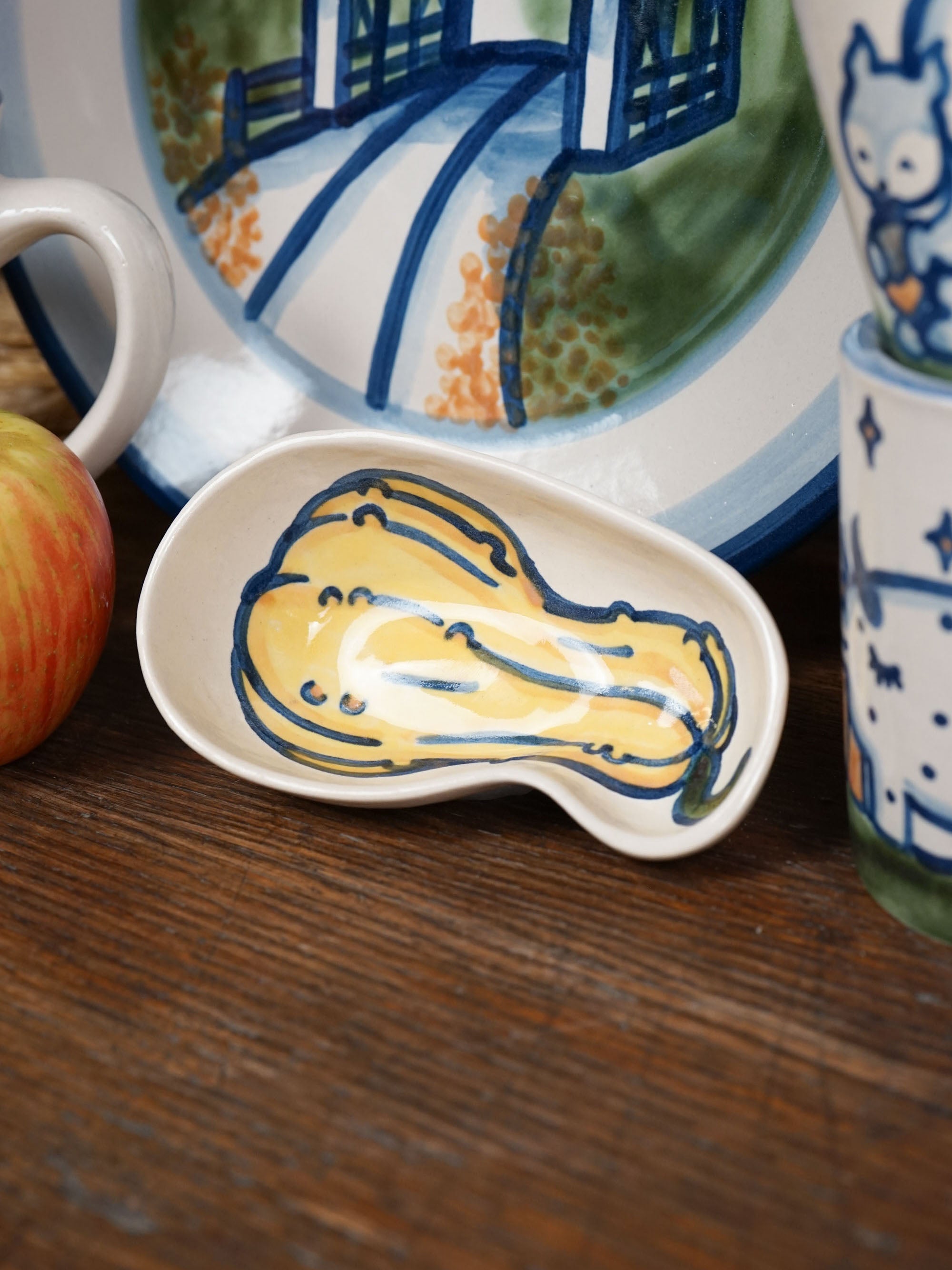 Autumn Gourd Small Whale Dish