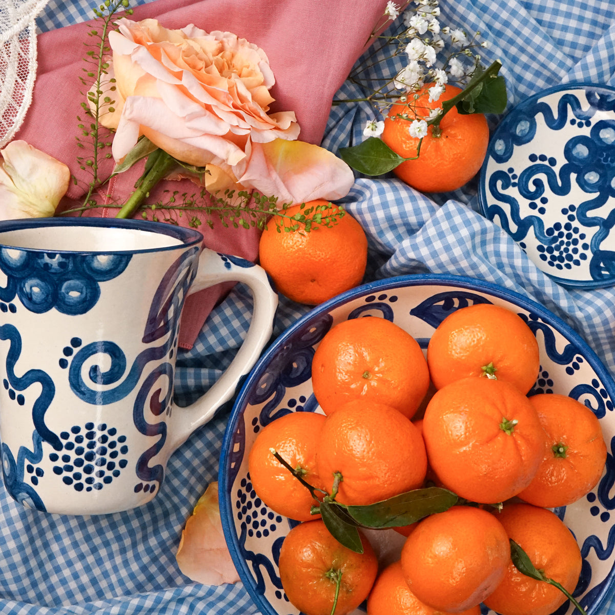 Blue Flower Coaster