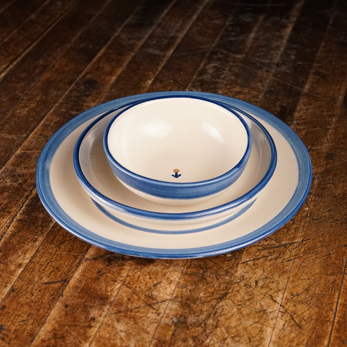 Forget-me-not 3-Piece Dinnerware Set