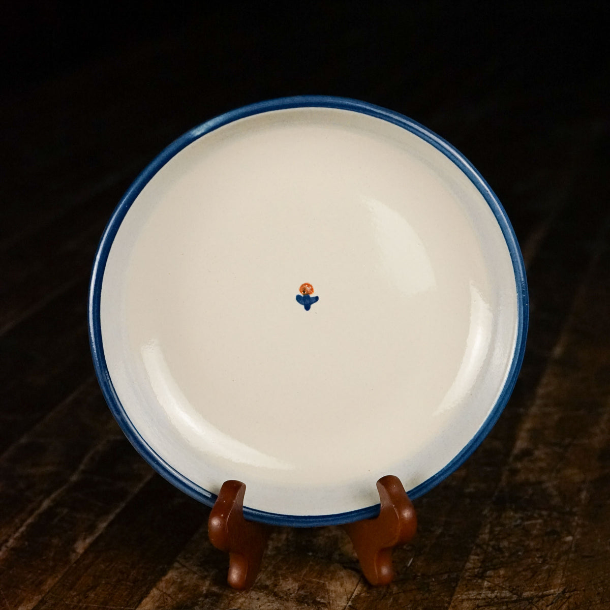 Forget-Me-Not Pasta Plate in Blue