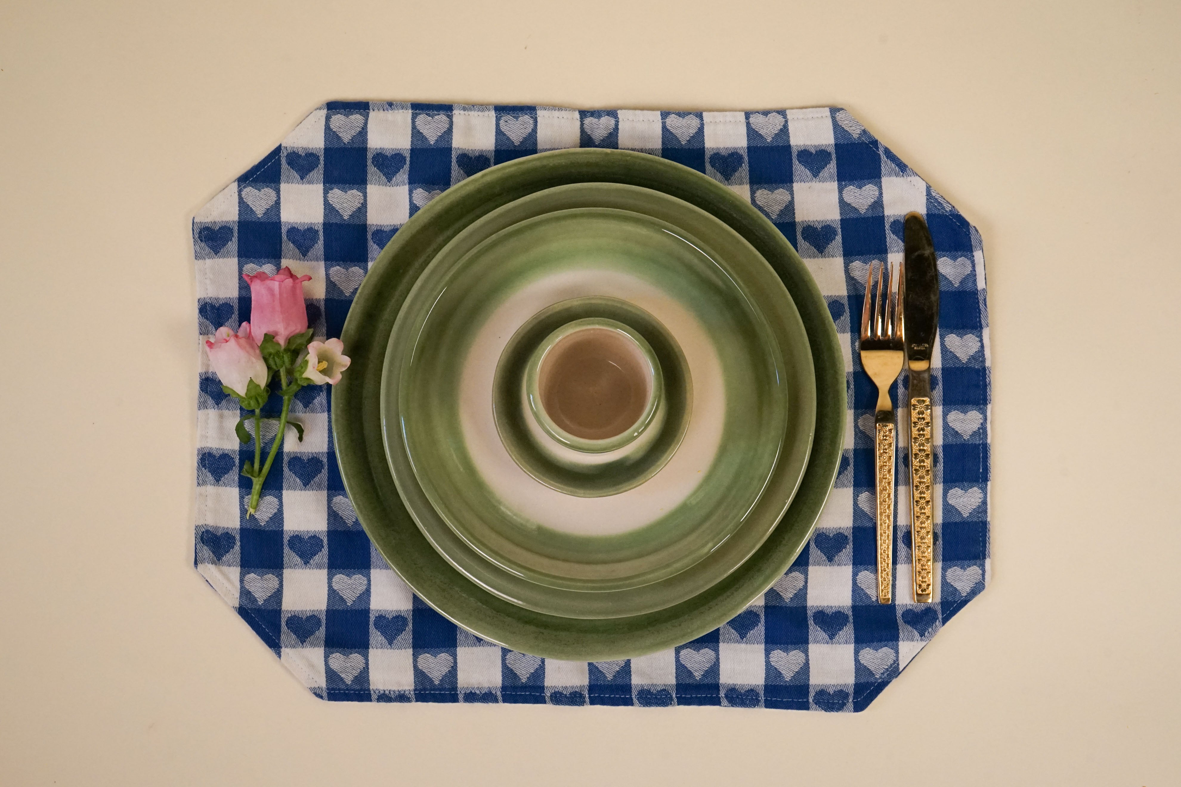 Heritage Stripe Mini Cup in Green