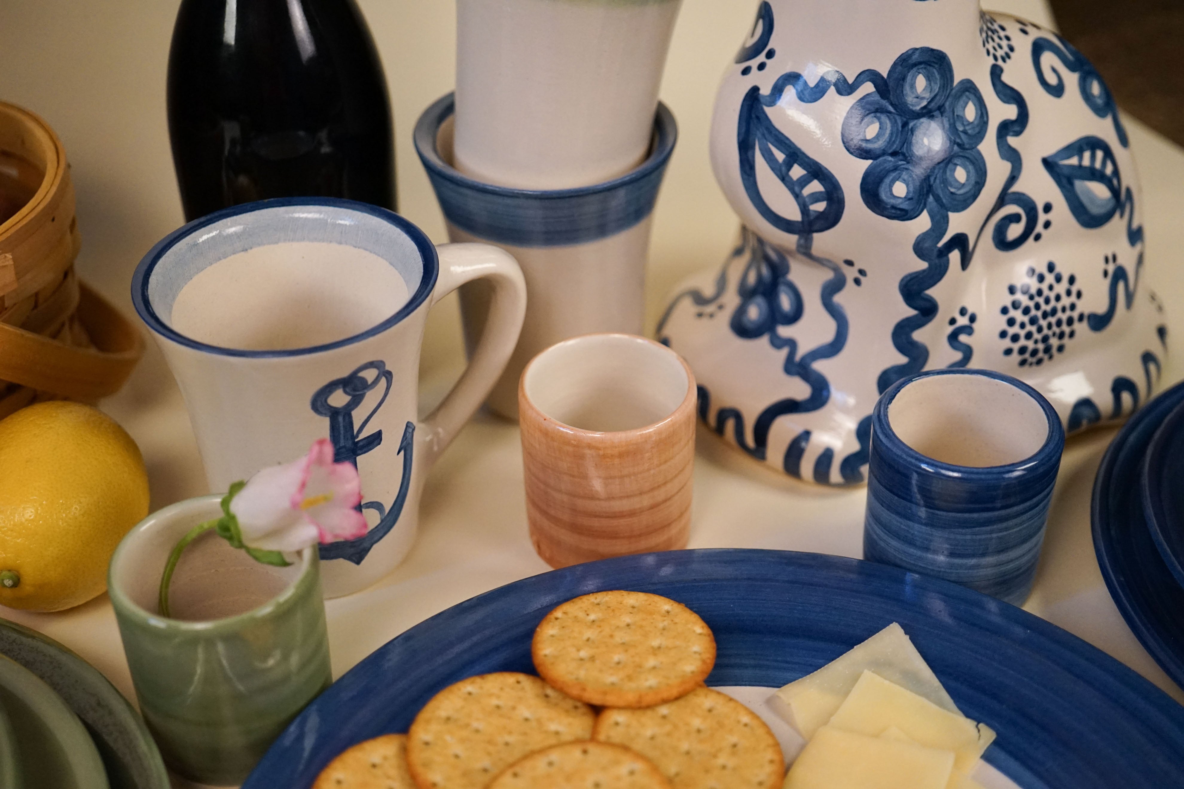 Heritage Stripe Mini Cup in Blue