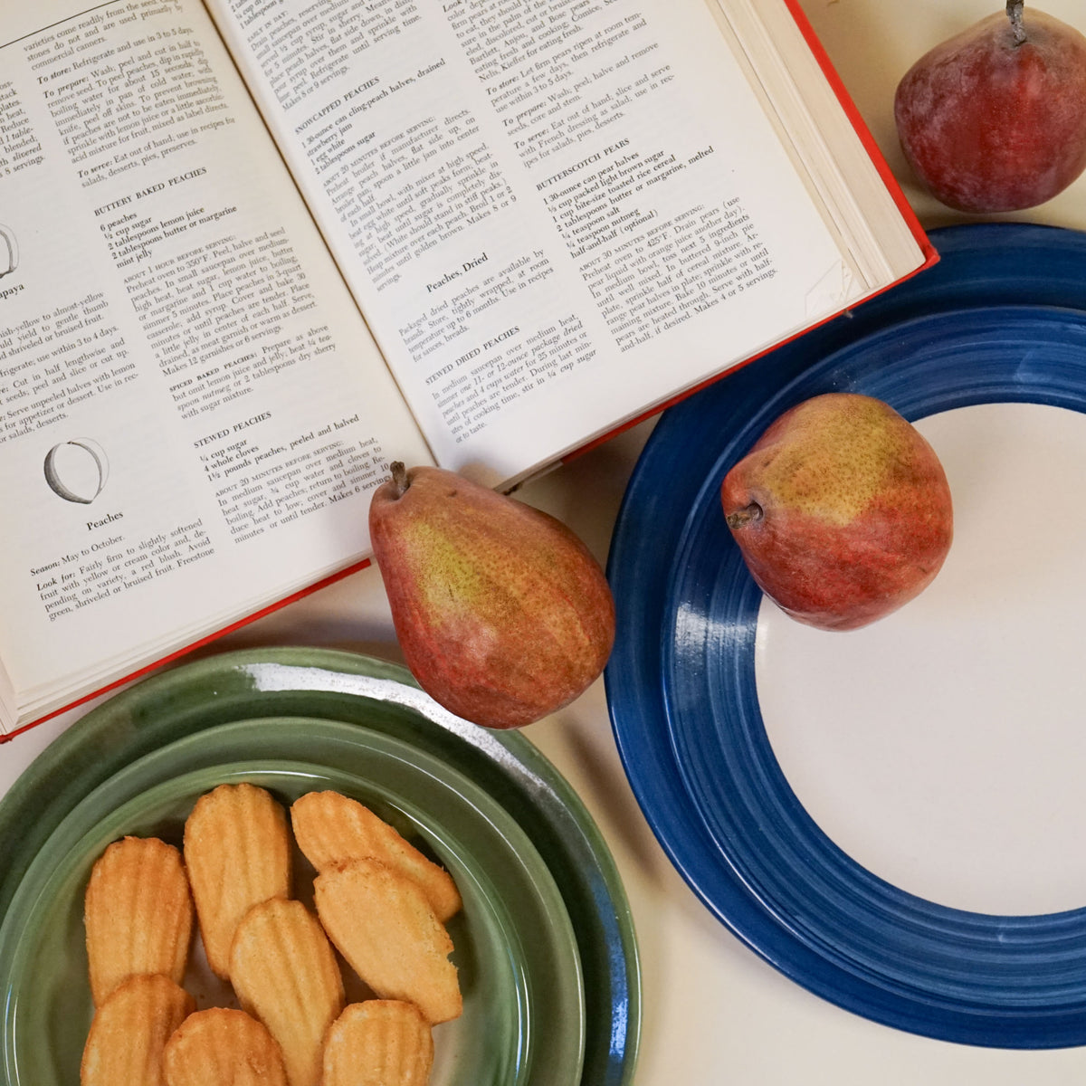 Blue Heritage Stripe Serving Plate