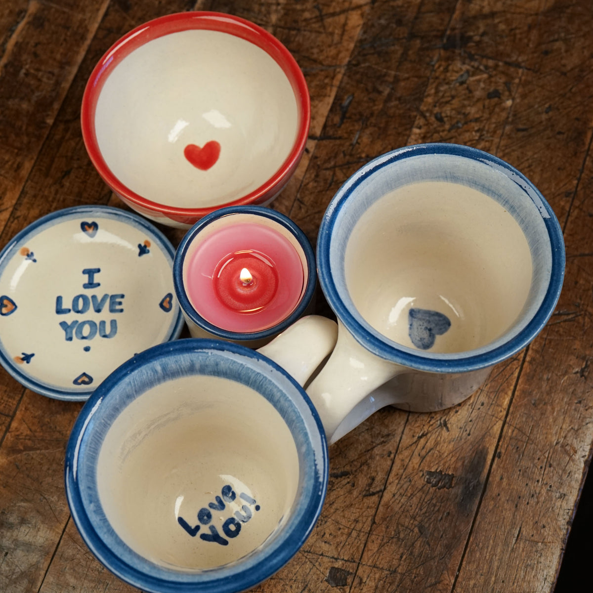 Cupid Pig Flare Mug