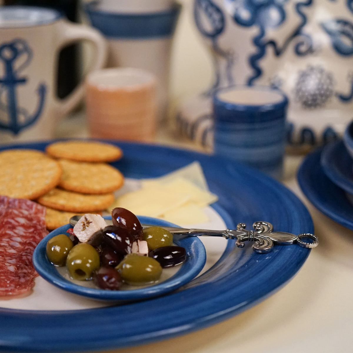 Blue Heritage Stripe Coaster