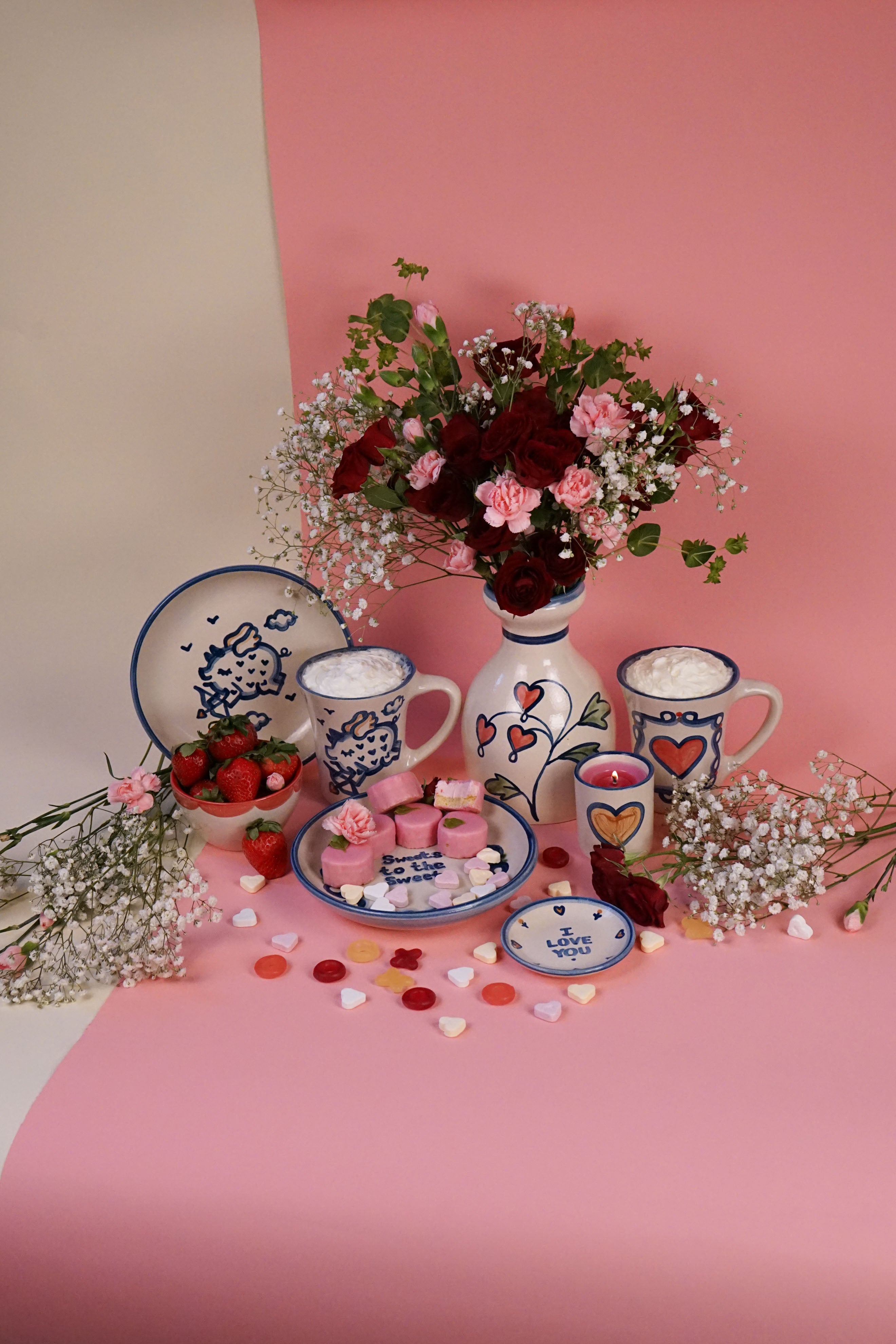 Pasta Plate - Cupid Pig