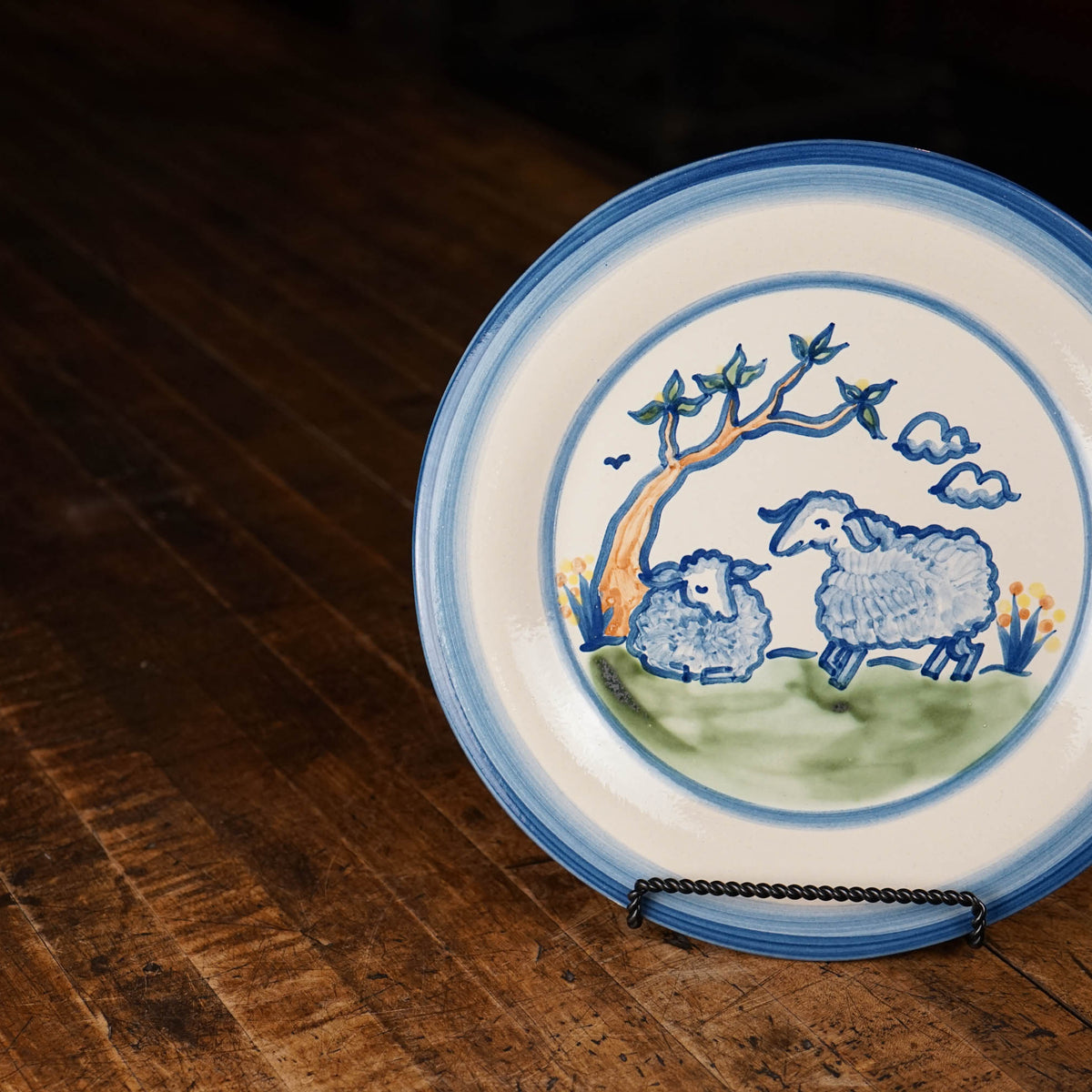 Country Scene Serving Plate