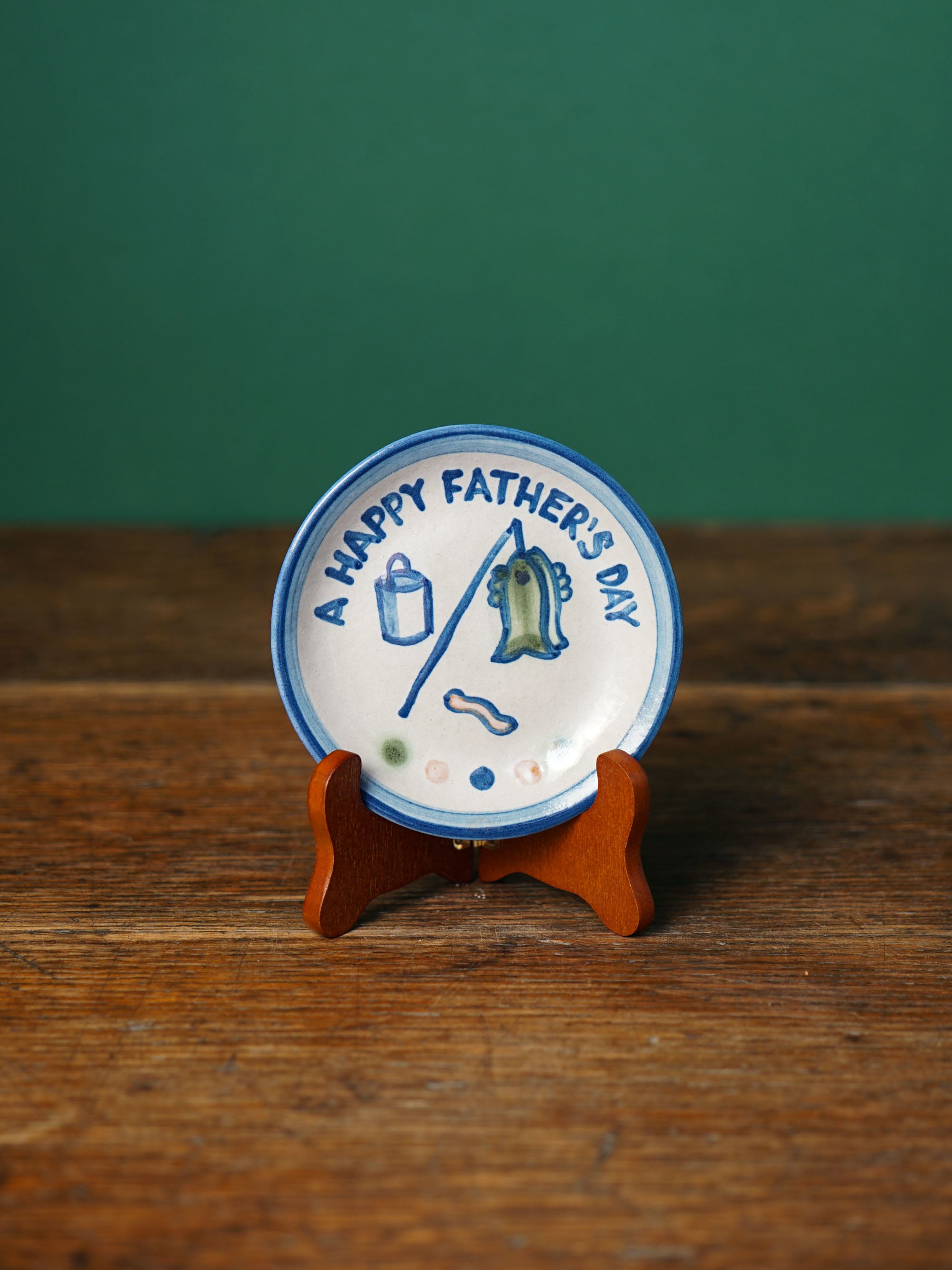 Happy Fathers Day Fishin' Coaster