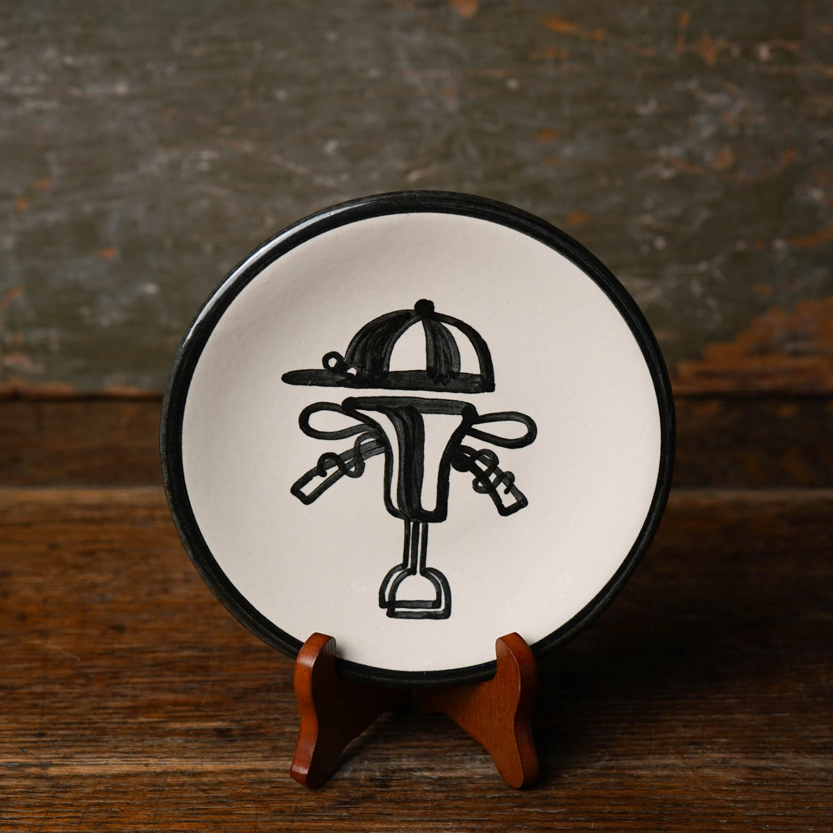 Jockey Tack Bread & Butter Plate
