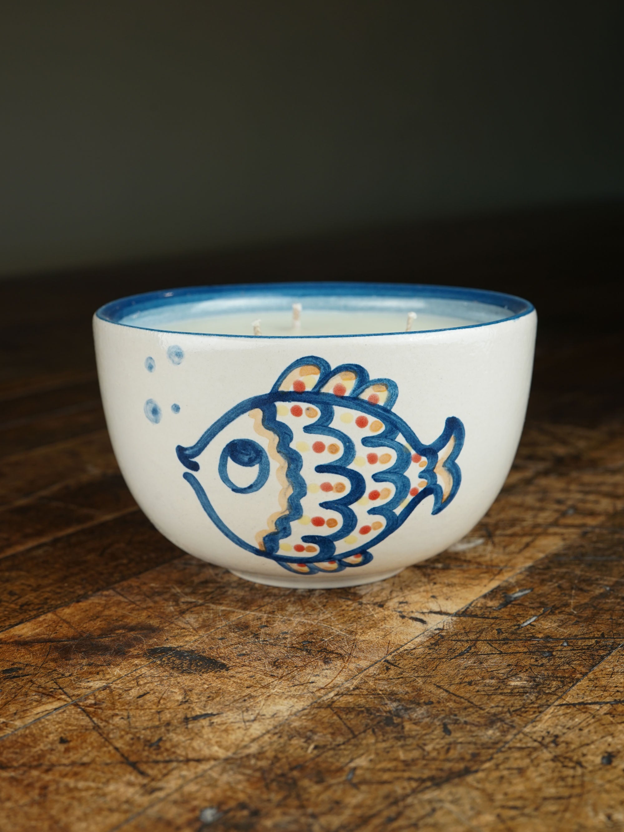 Bubbly Fish Candle