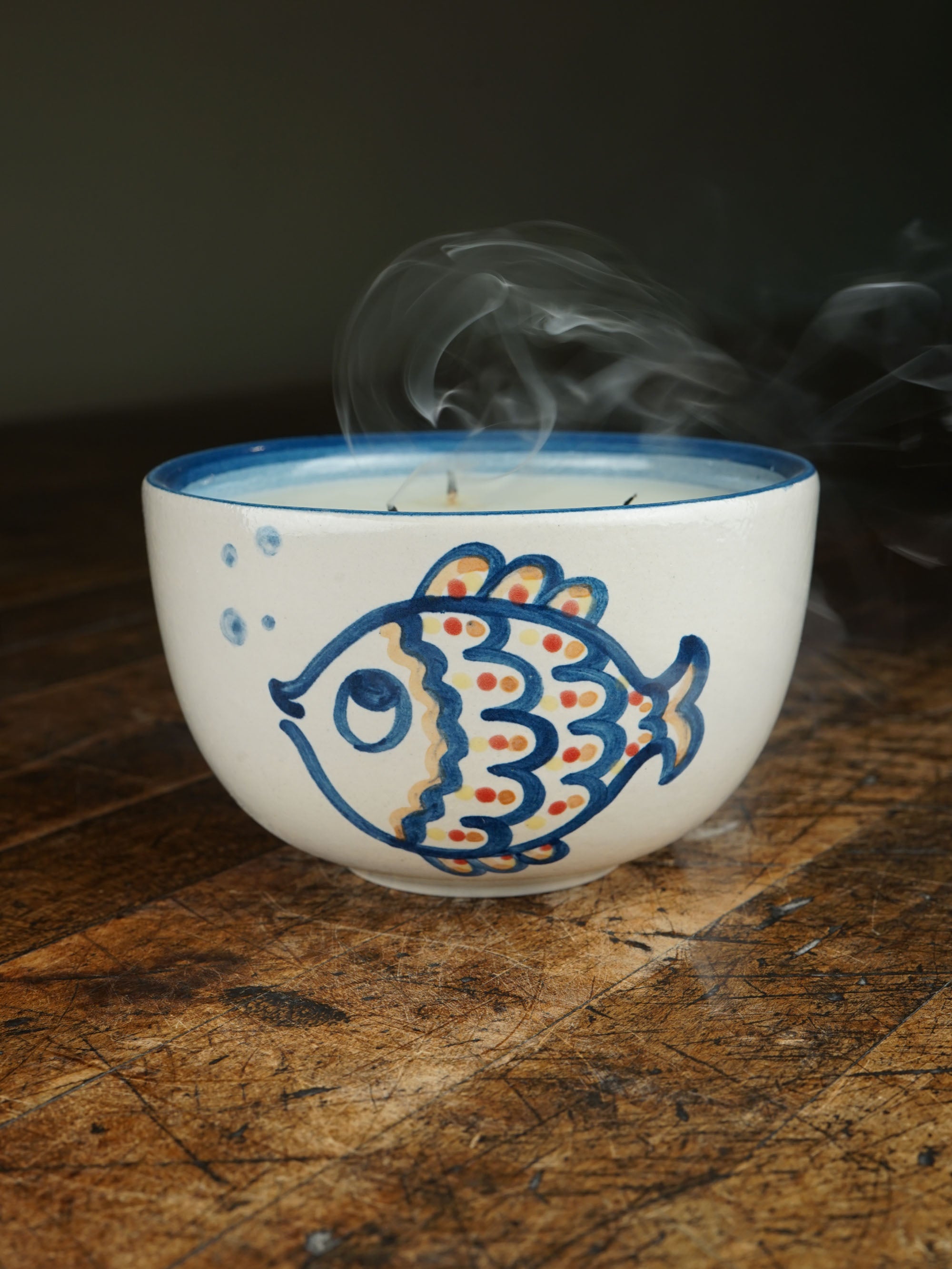 Bubbly Fish Candle