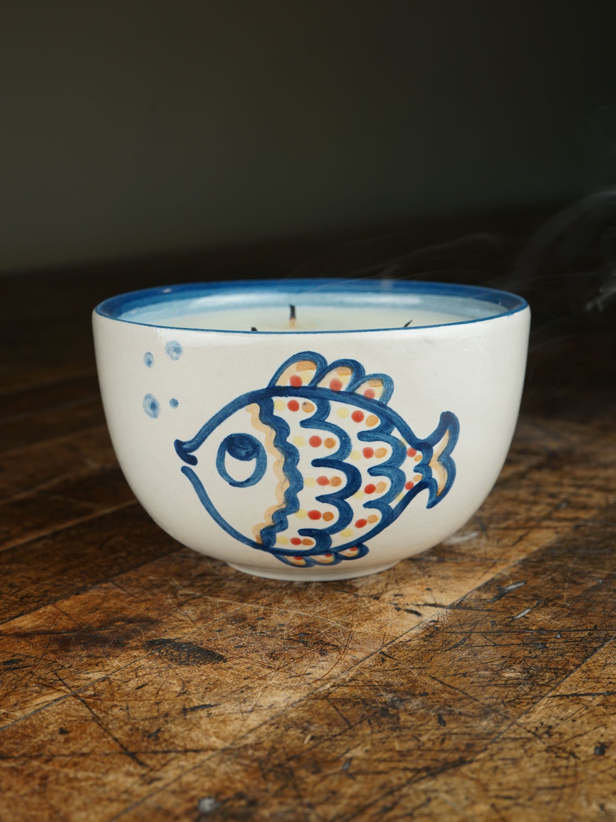 Bubbly Fish Candle
