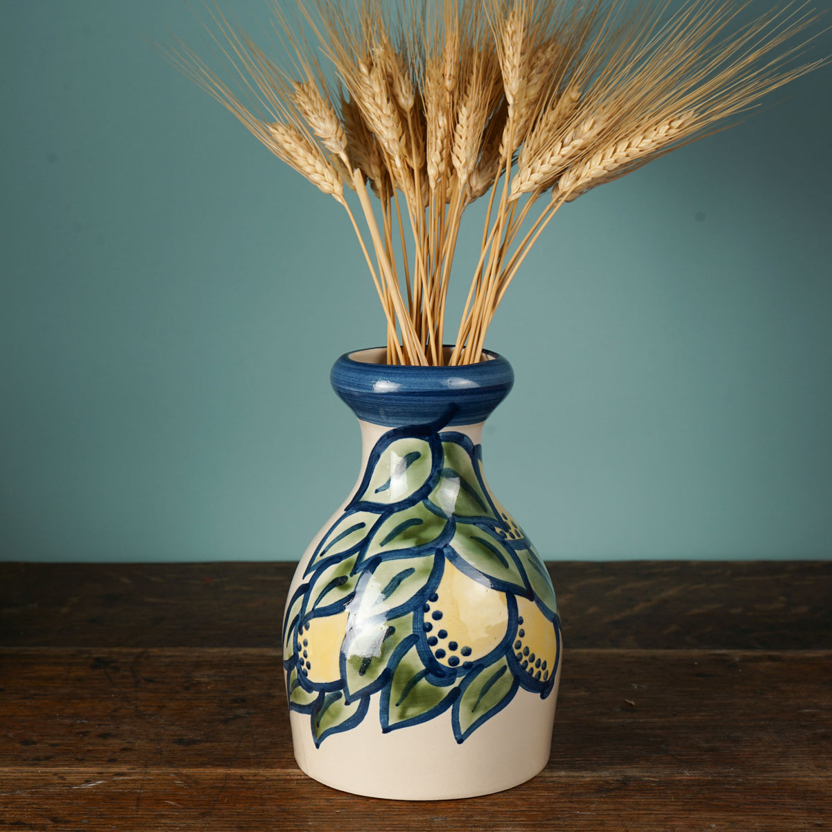 Lemon Leaf Vase