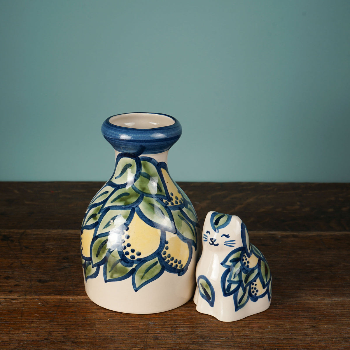 Lemon Leaf Vase
