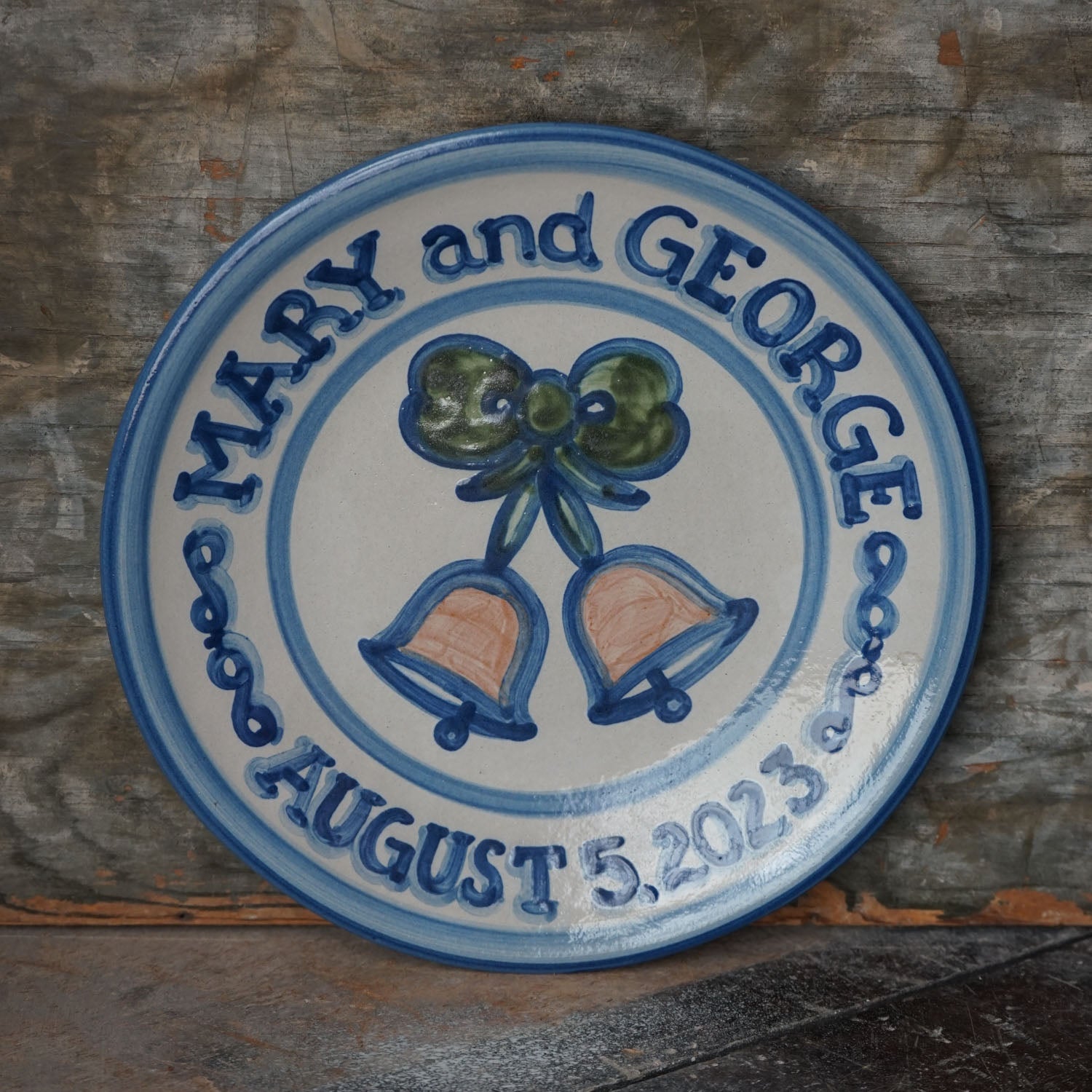 Personalized Wedding Plate