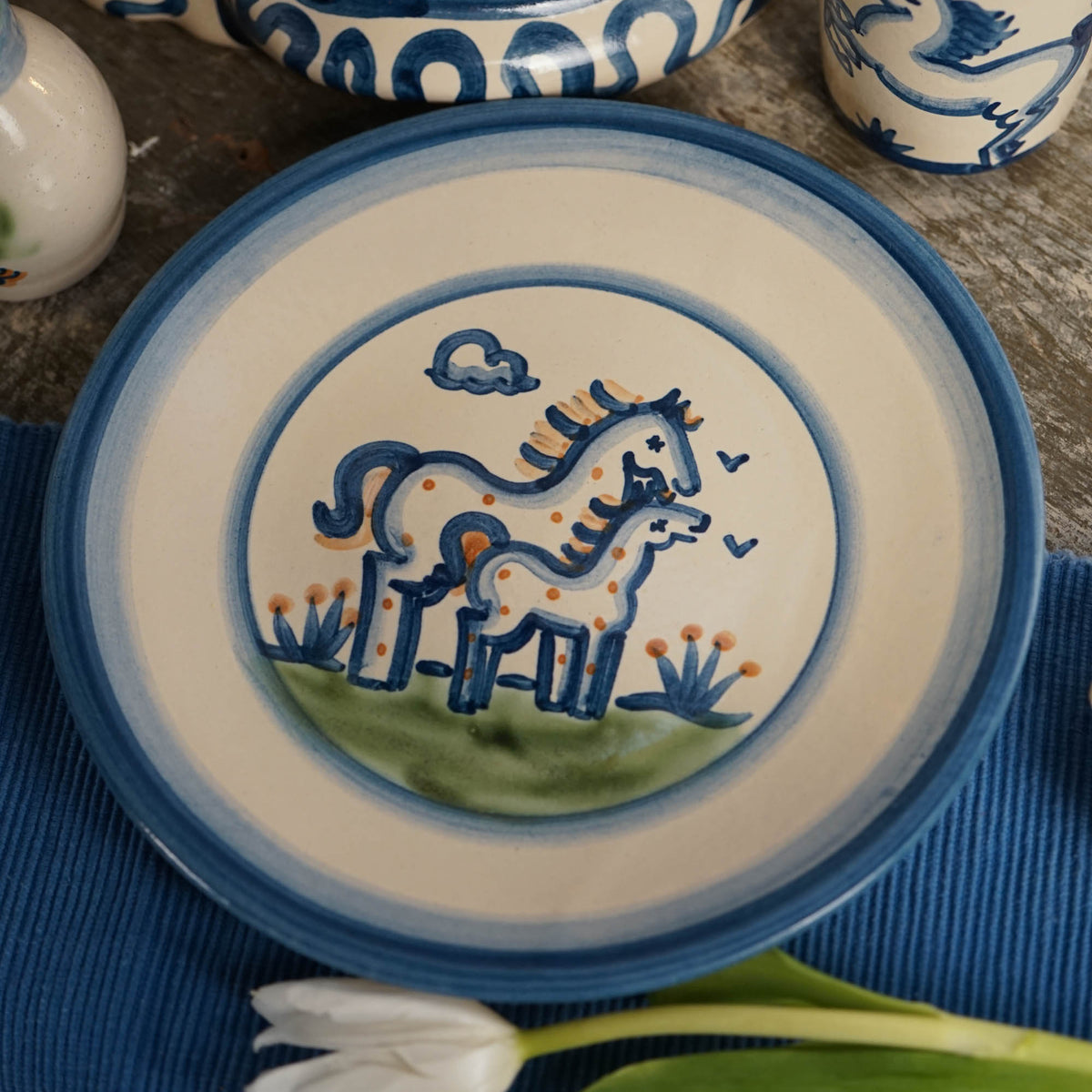 Horse and Foal Lunch Plate