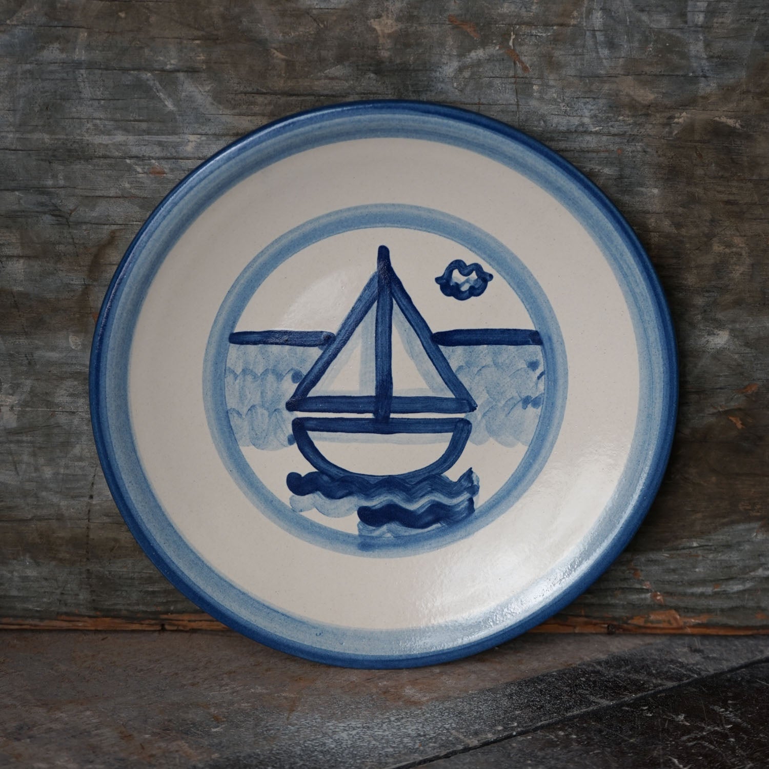 Lunch Plate - Sailboat - SECOND