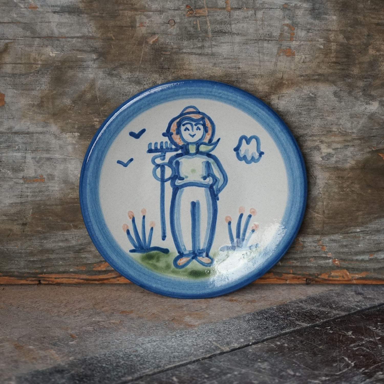 Farmer Bread & Butter Plate