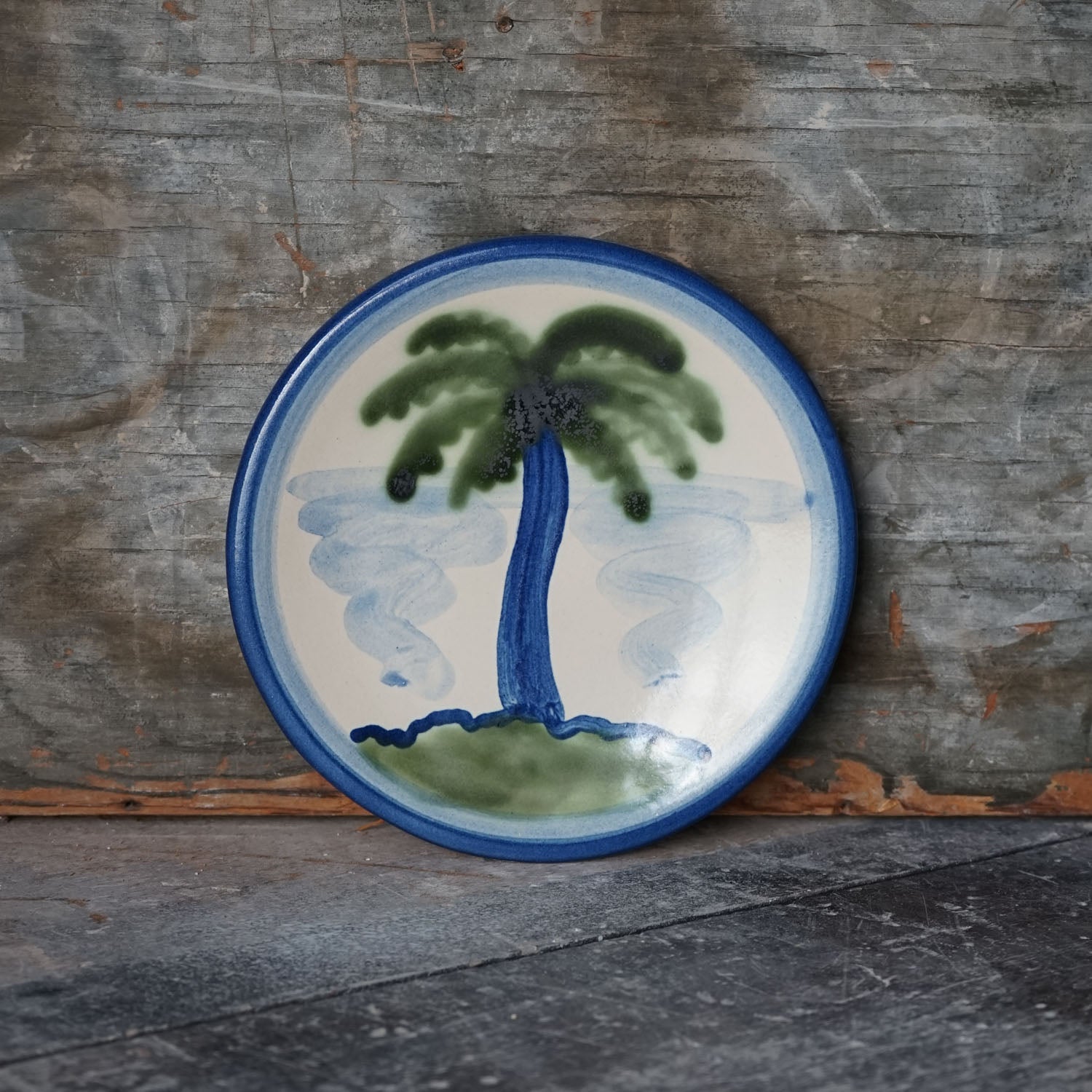 Palm Tree Bread & Butter Plate