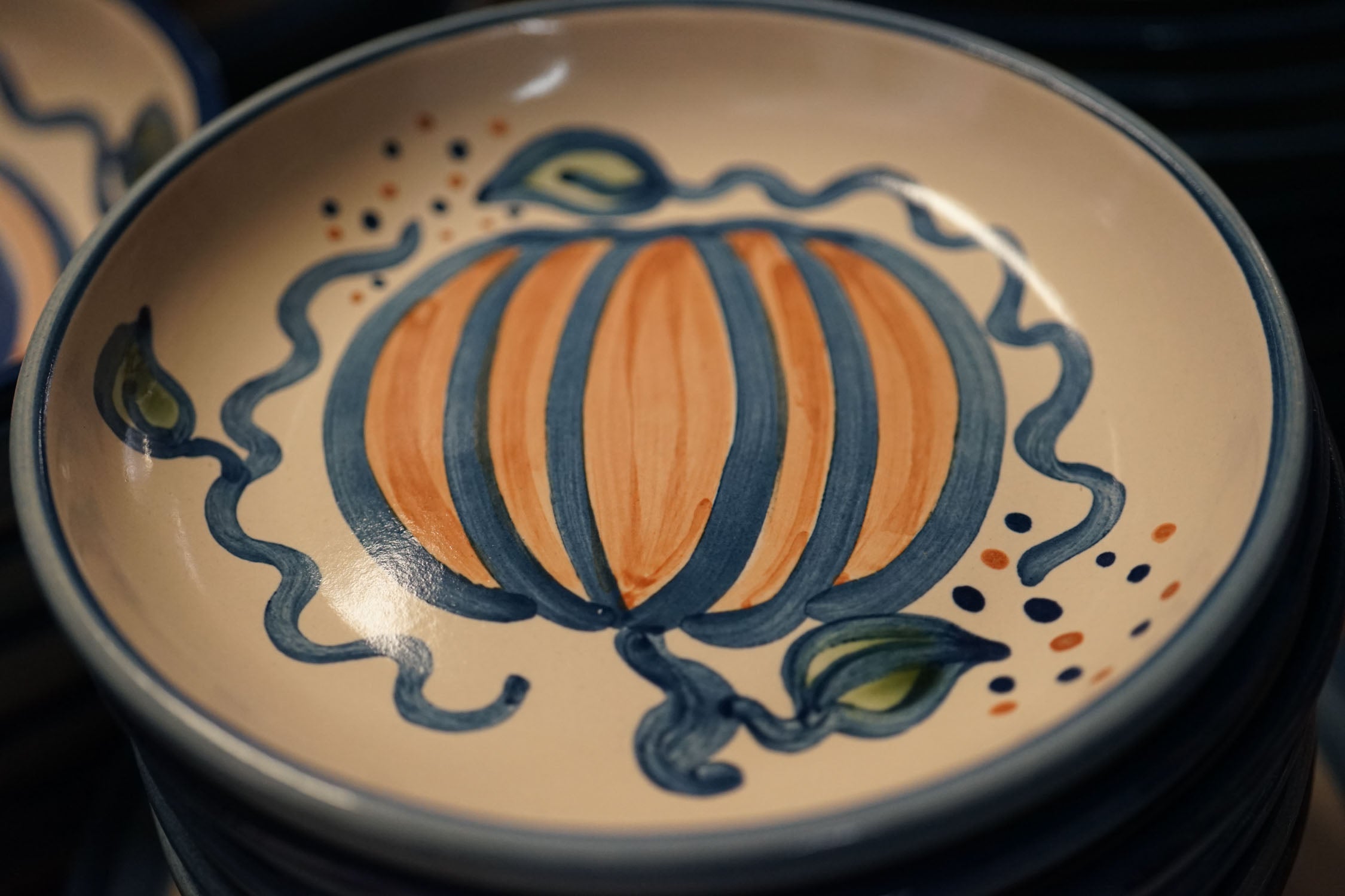 Pasta Plate - Pumpkin