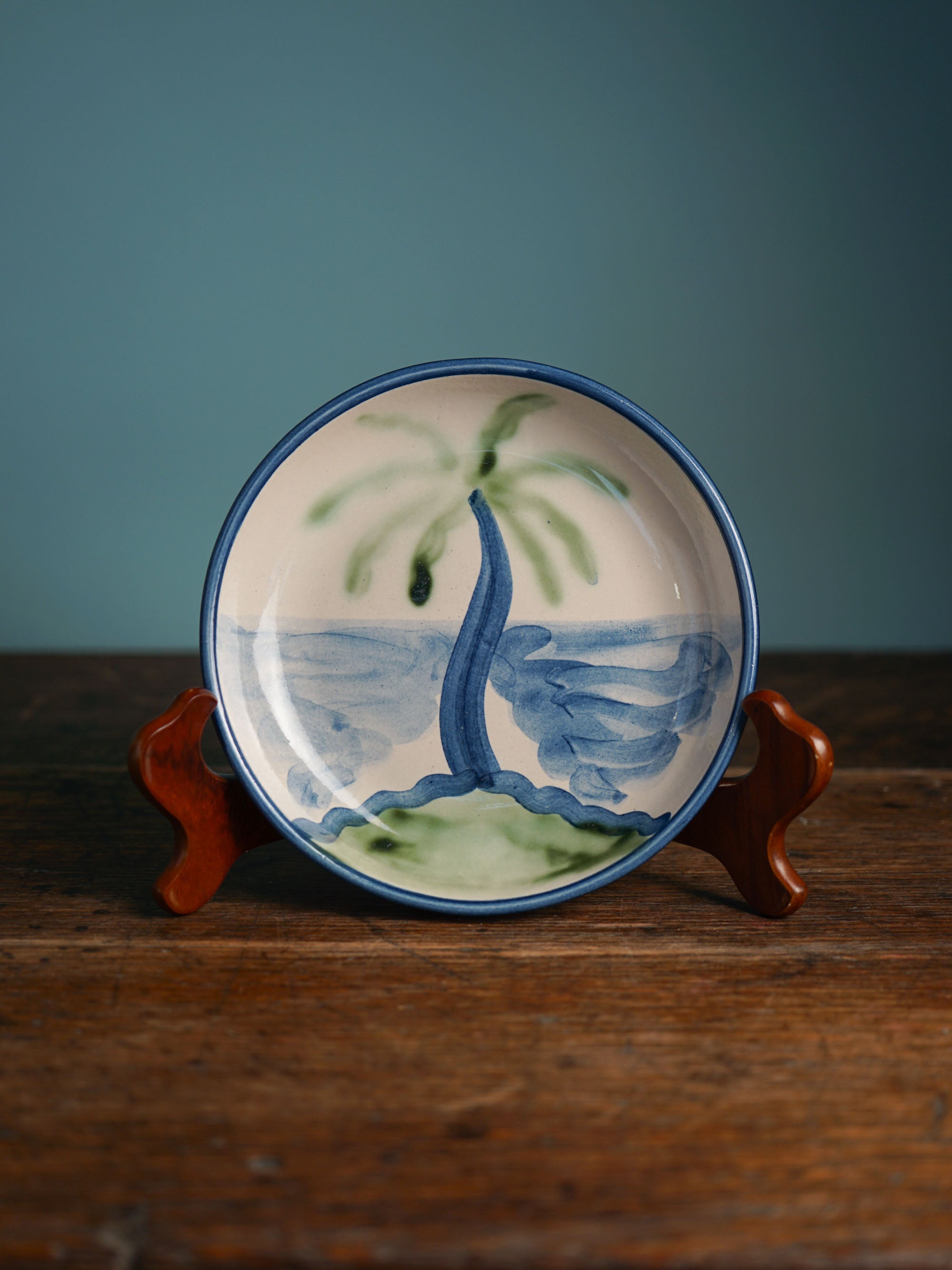 Palm Tree Pasta Plate