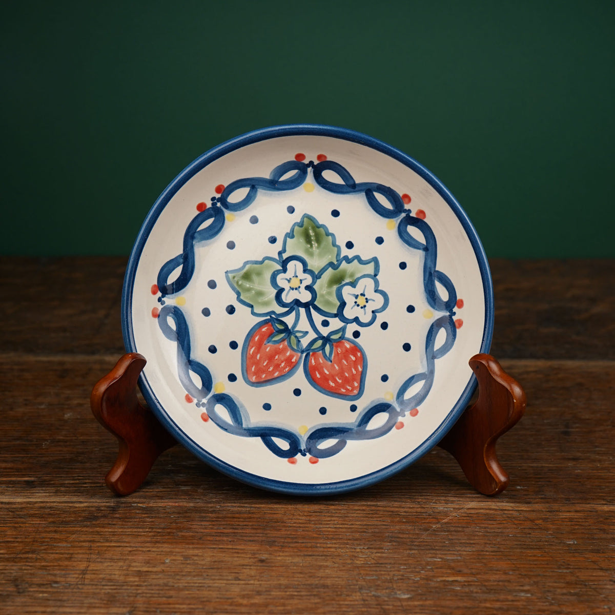 Strawberry Scrolls Pasta Plate