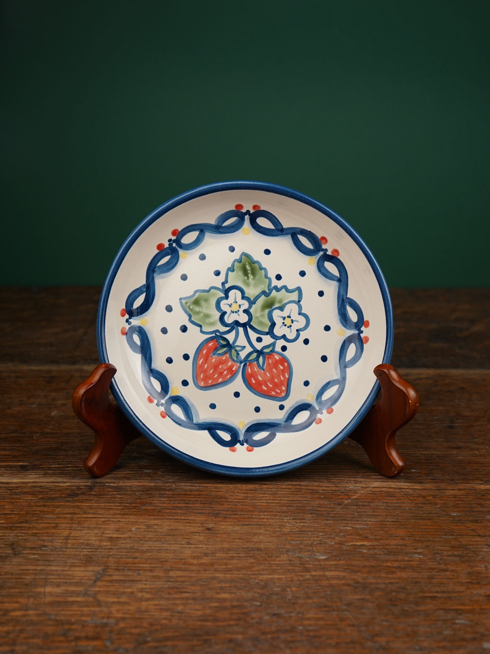 Strawberry Scrolls Pasta Plate