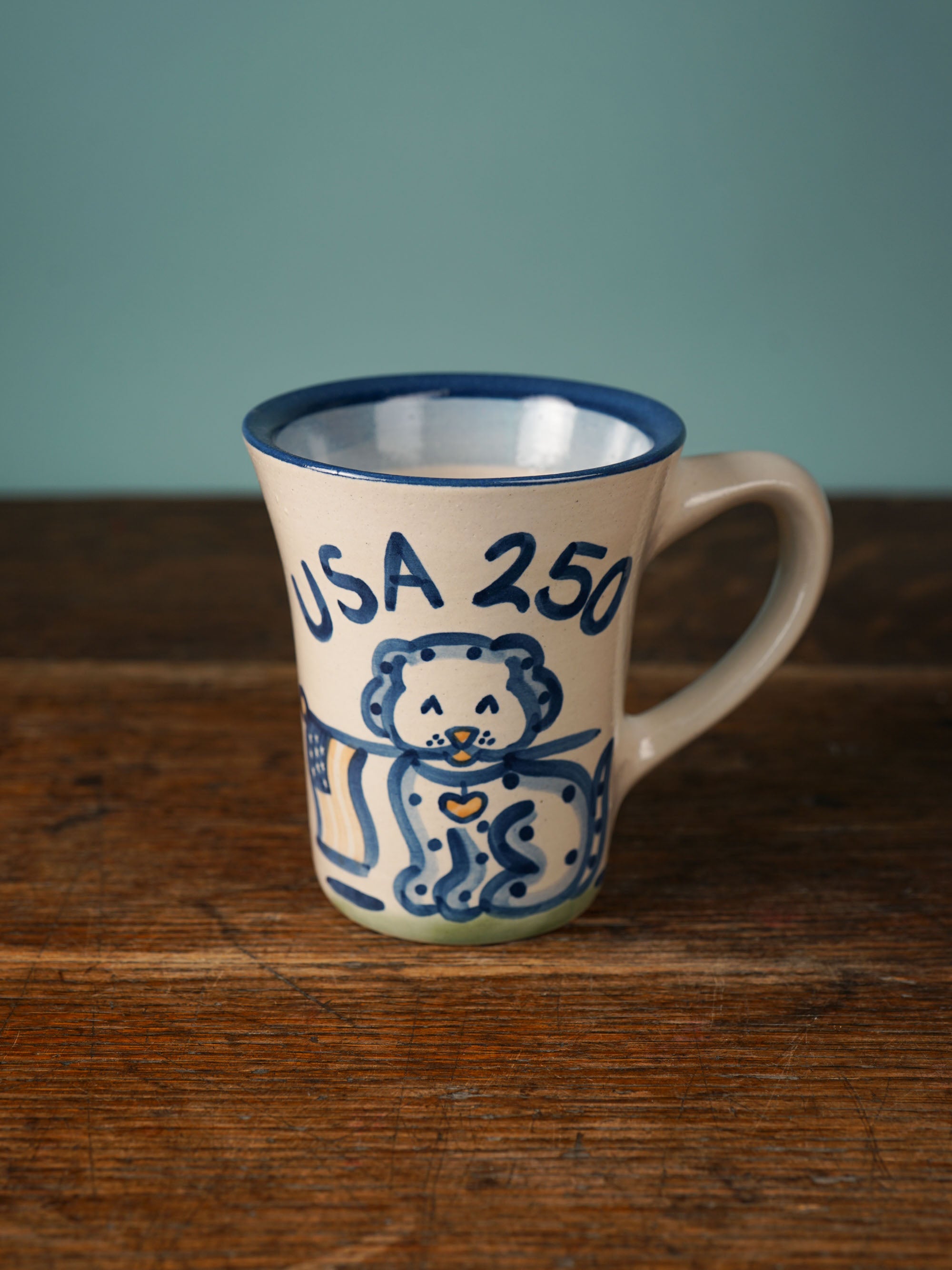 Happy 250th Patriotic Pup Flare Mug