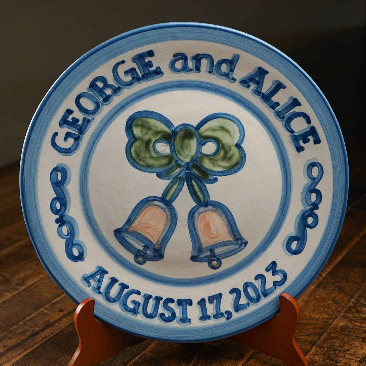 Personalized Wedding Plate