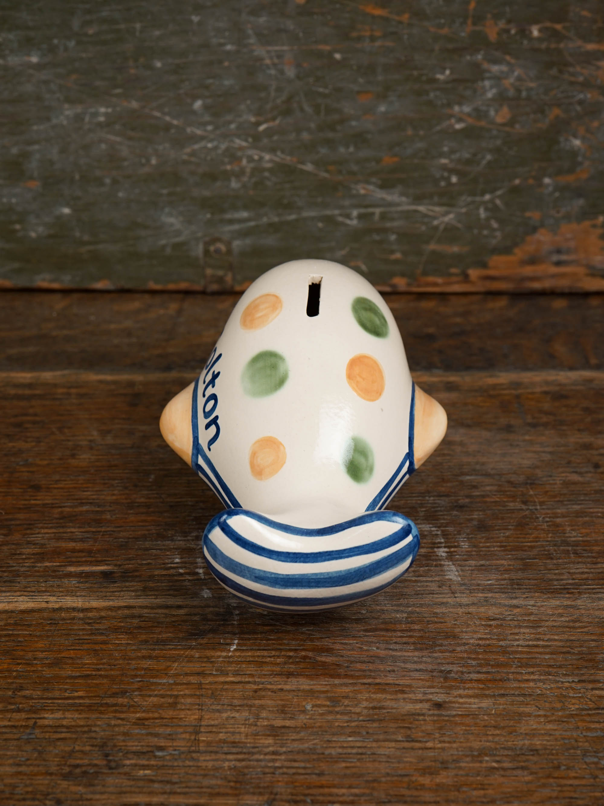 Personalized Country Dot Whale Bank
