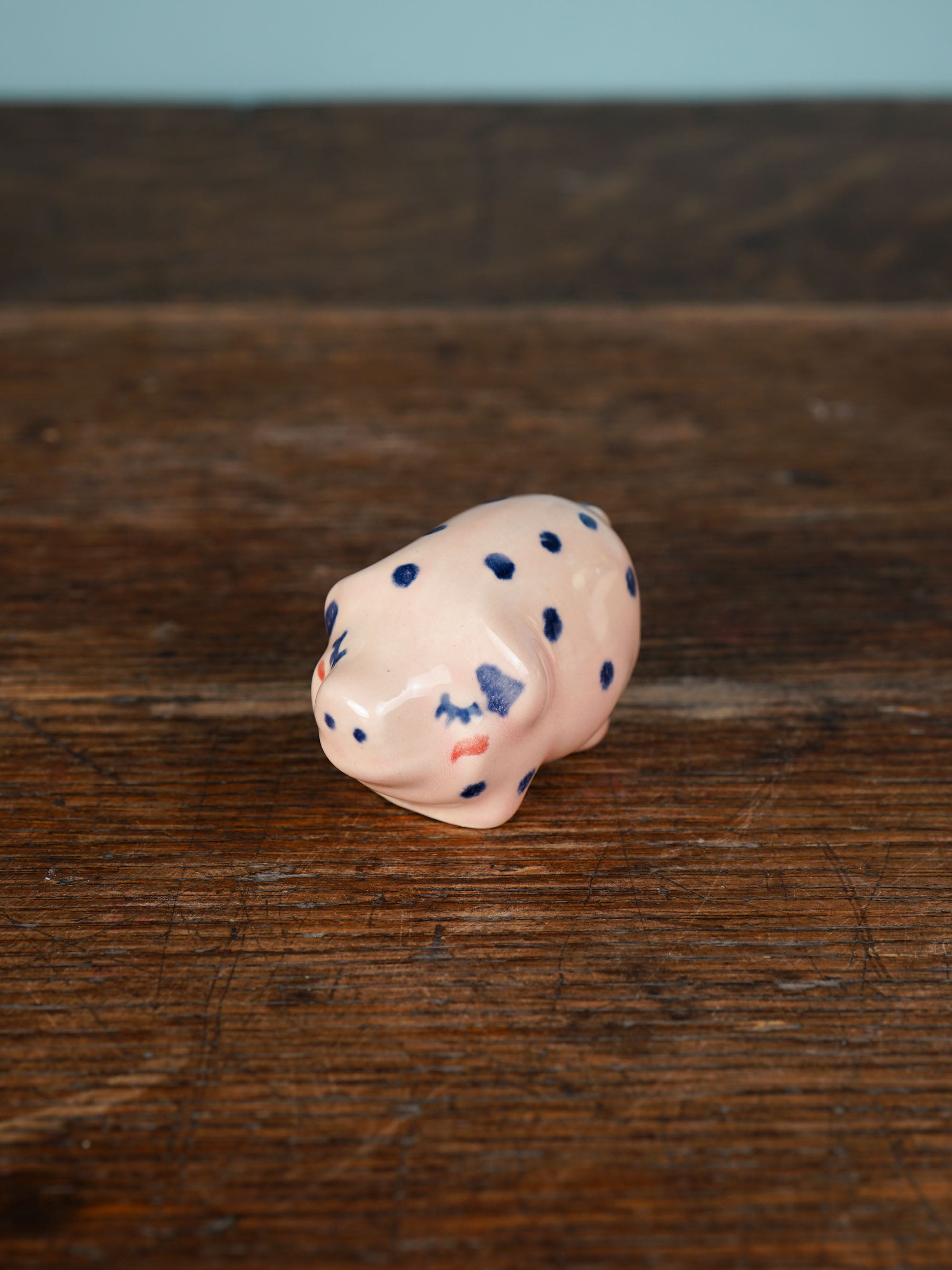 Pink Polka Dot Pig Crèche