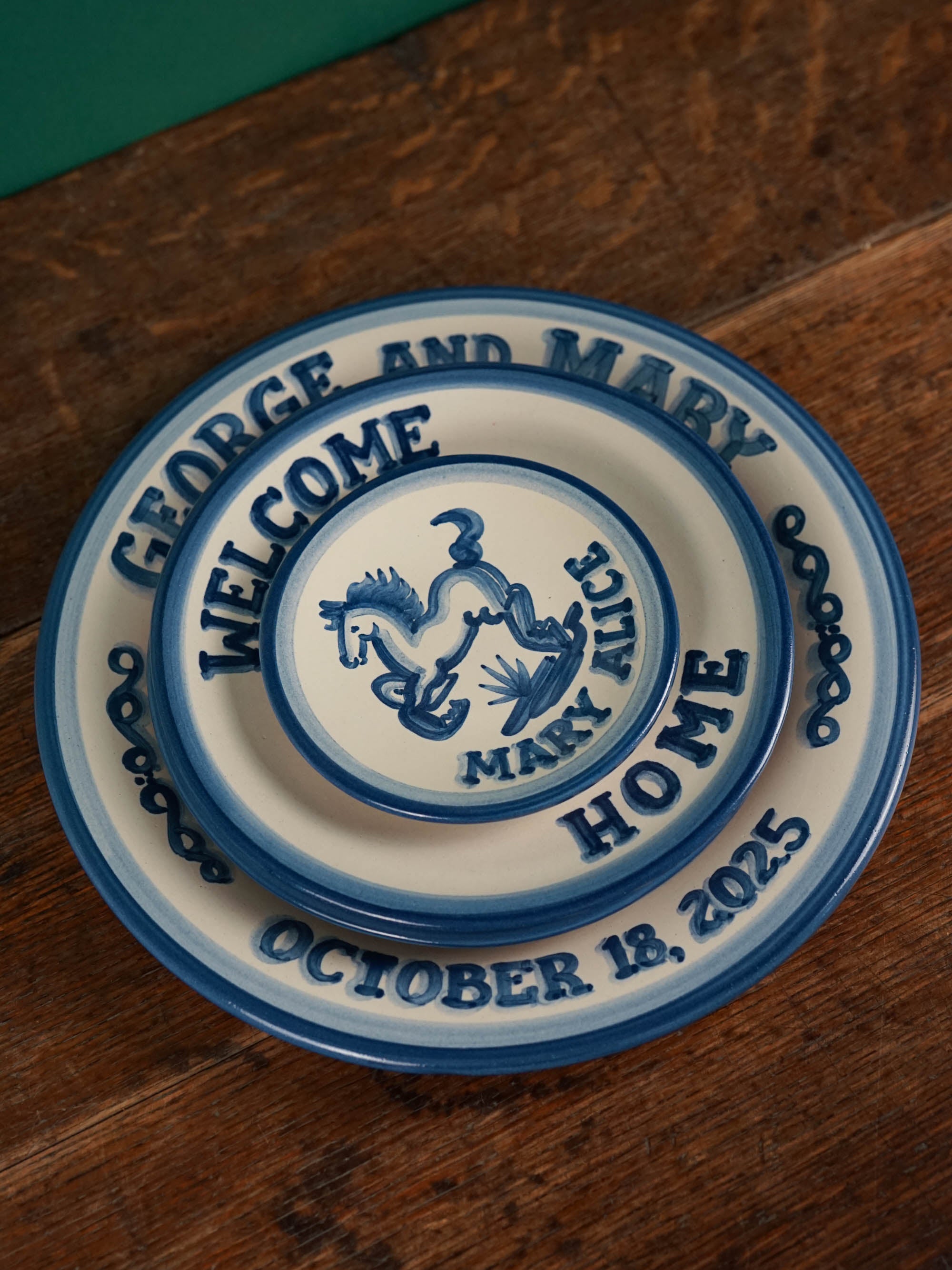 Personalized Bread and Butter Plate