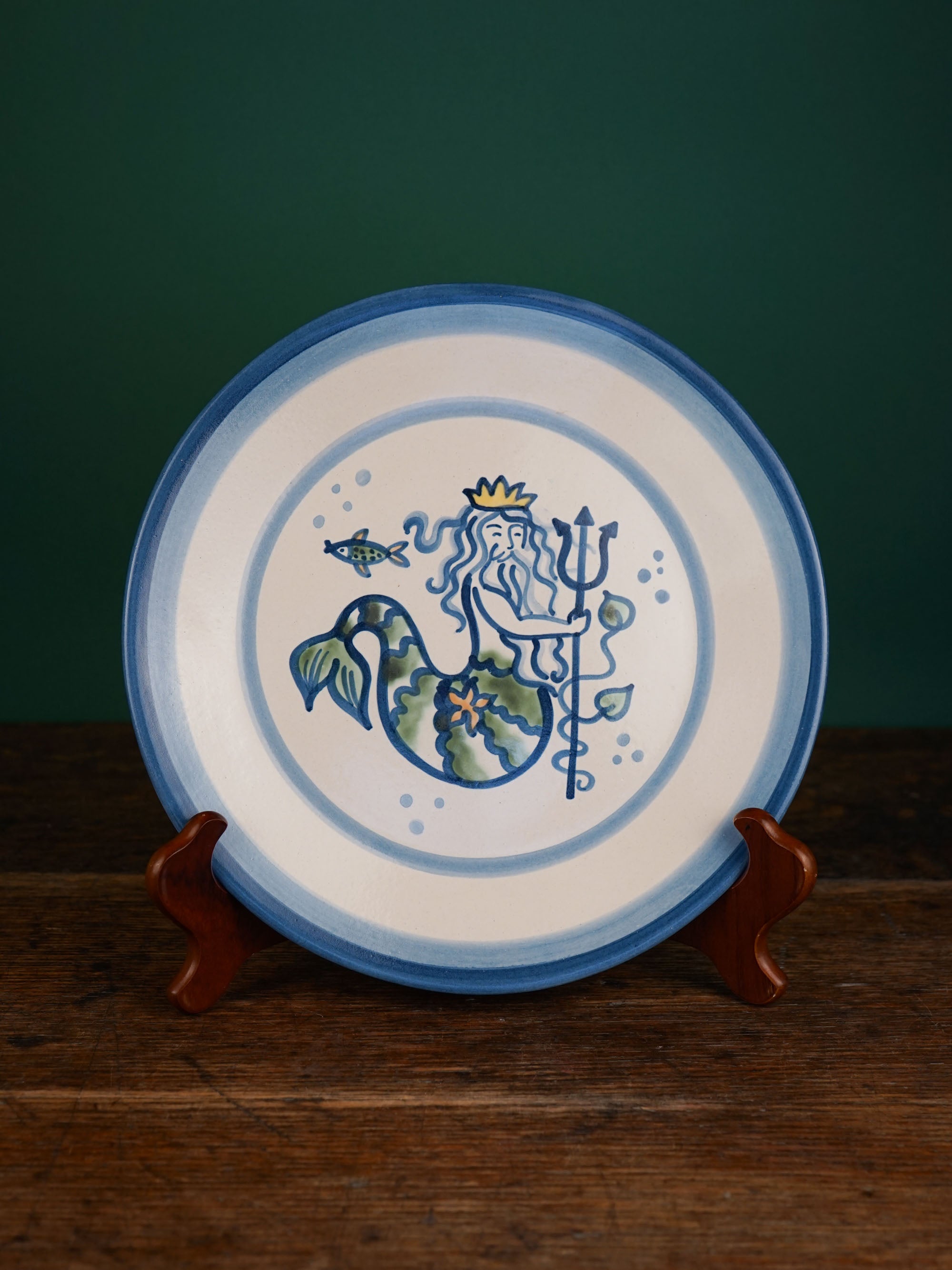 Mary Alice's Neptune Dinner Plate