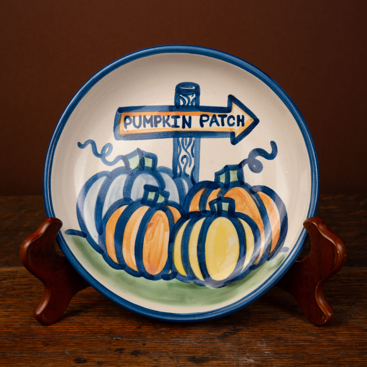 To The Pumpkin Patch Pasta Plate