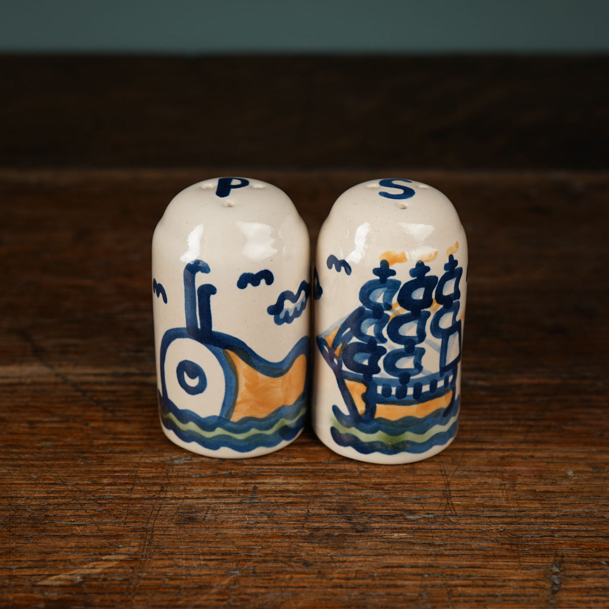 Ship & Whale Salt & Pepper