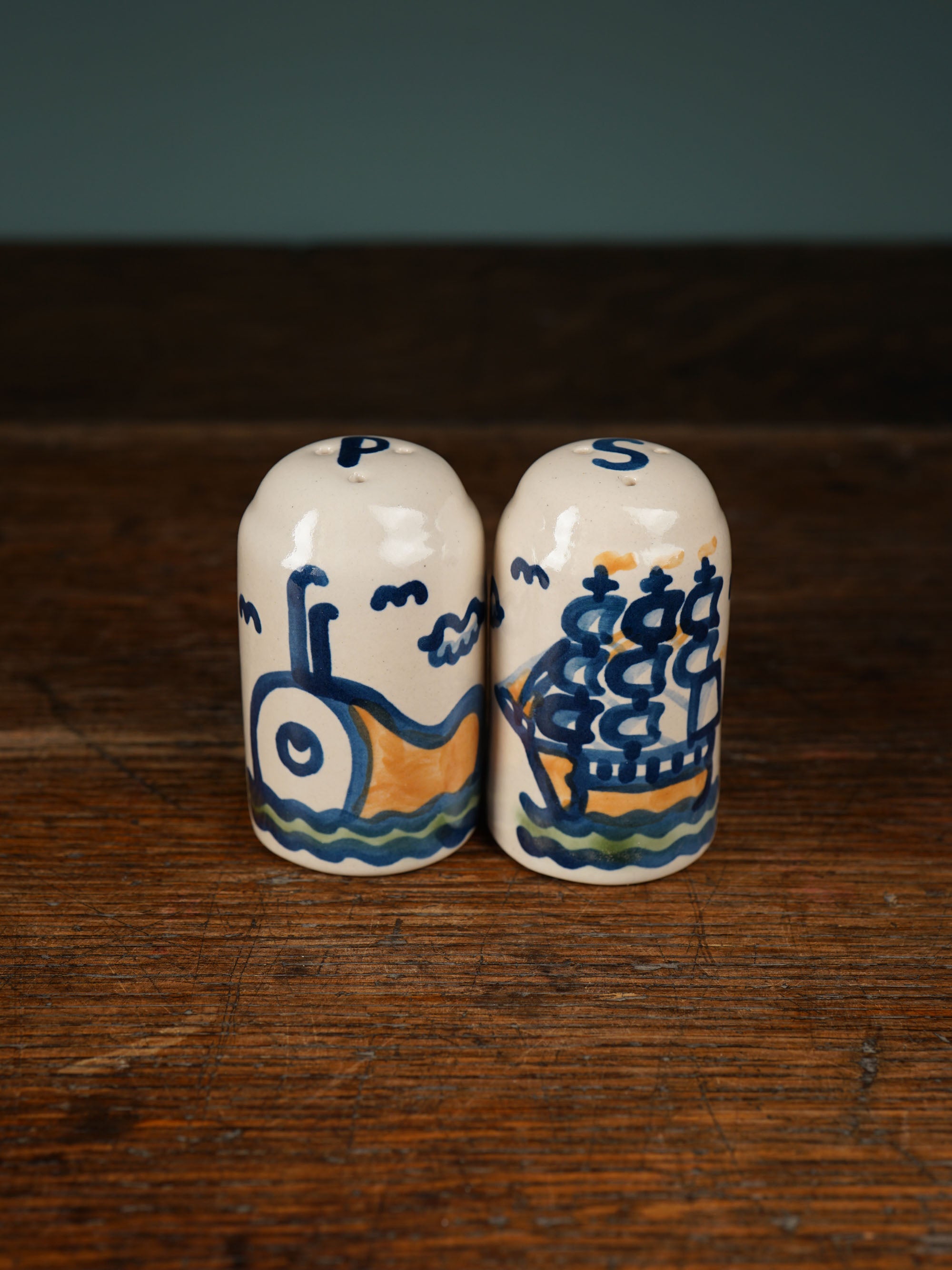 Ship & Whale Salt & Pepper