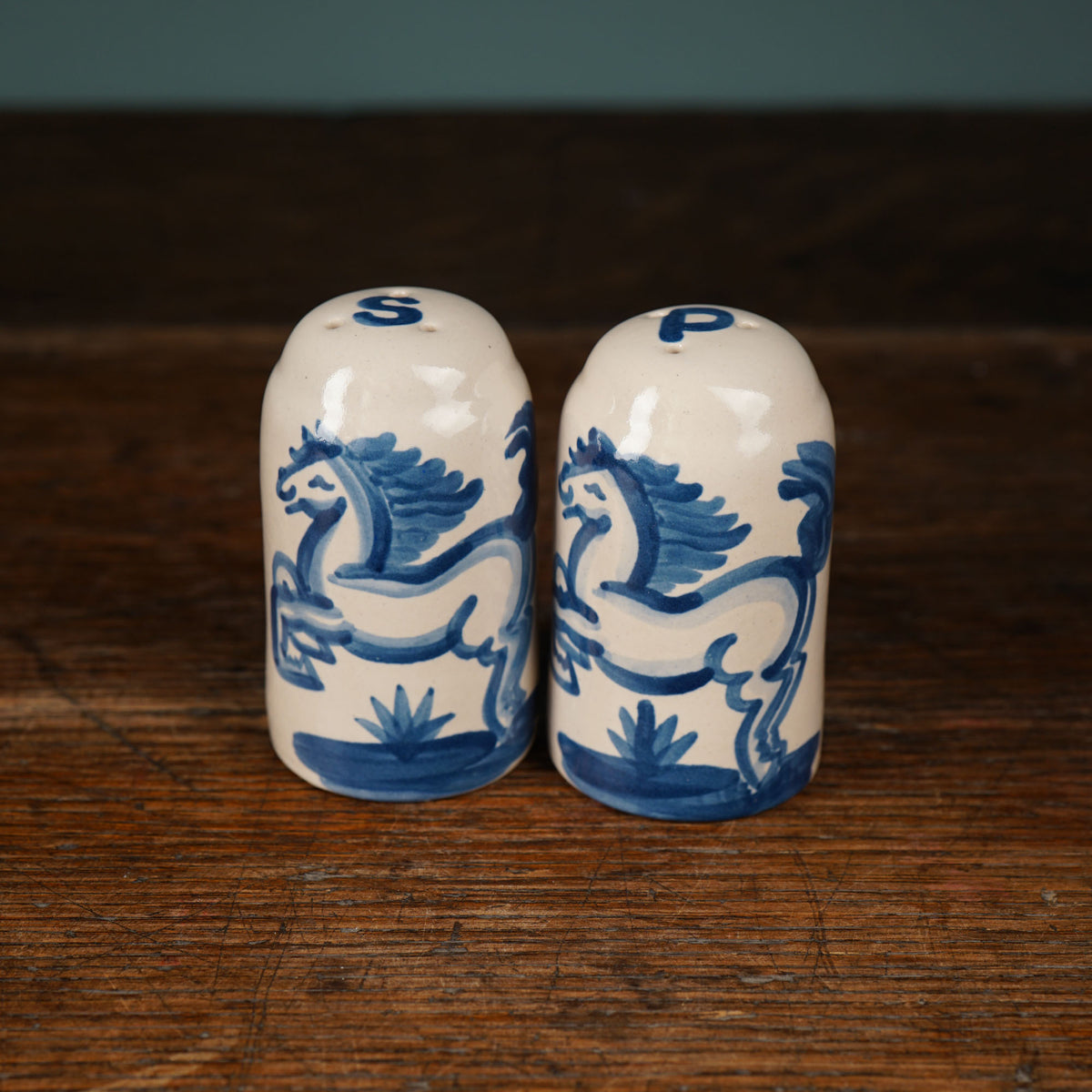 Blue Horse Salt & Pepper