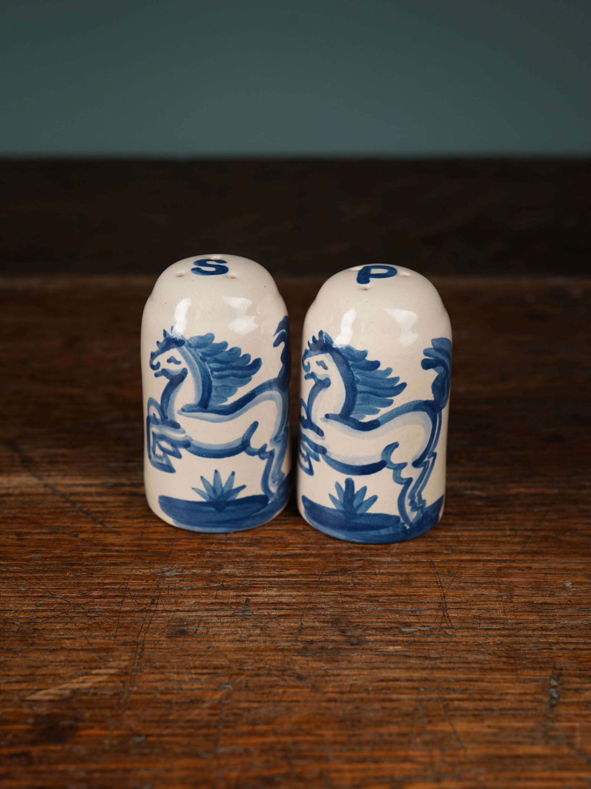 Blue Horse Salt & Pepper