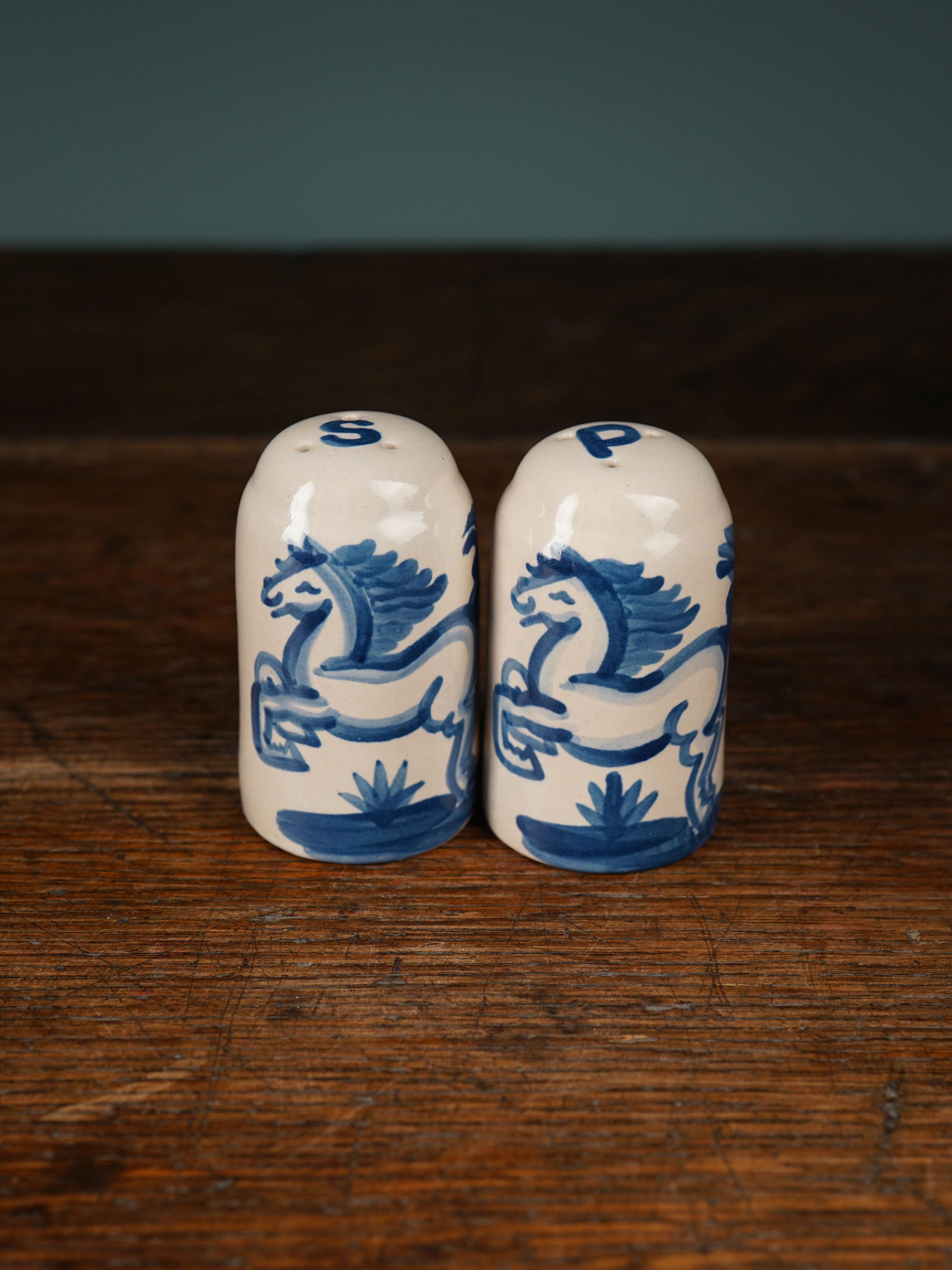Blue Horse Salt & Pepper