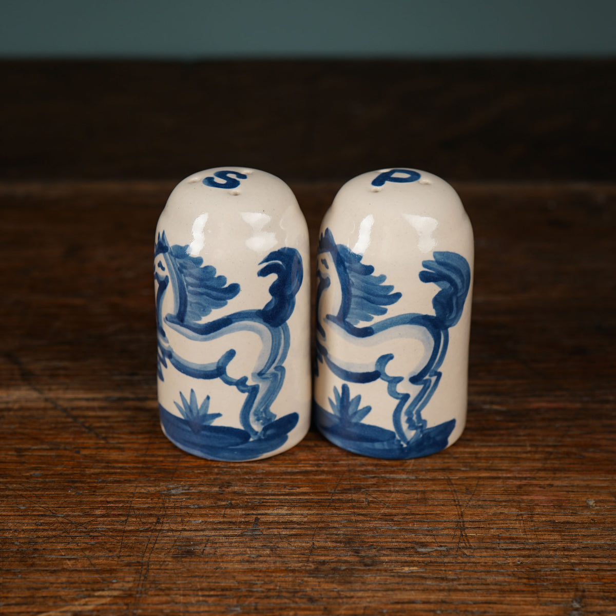 Blue Horse Salt & Pepper